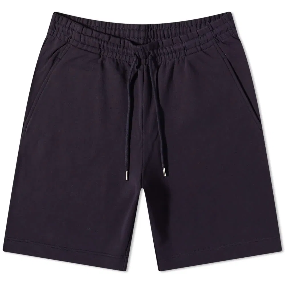 Dries Van Noten Navy blue cotton shorts