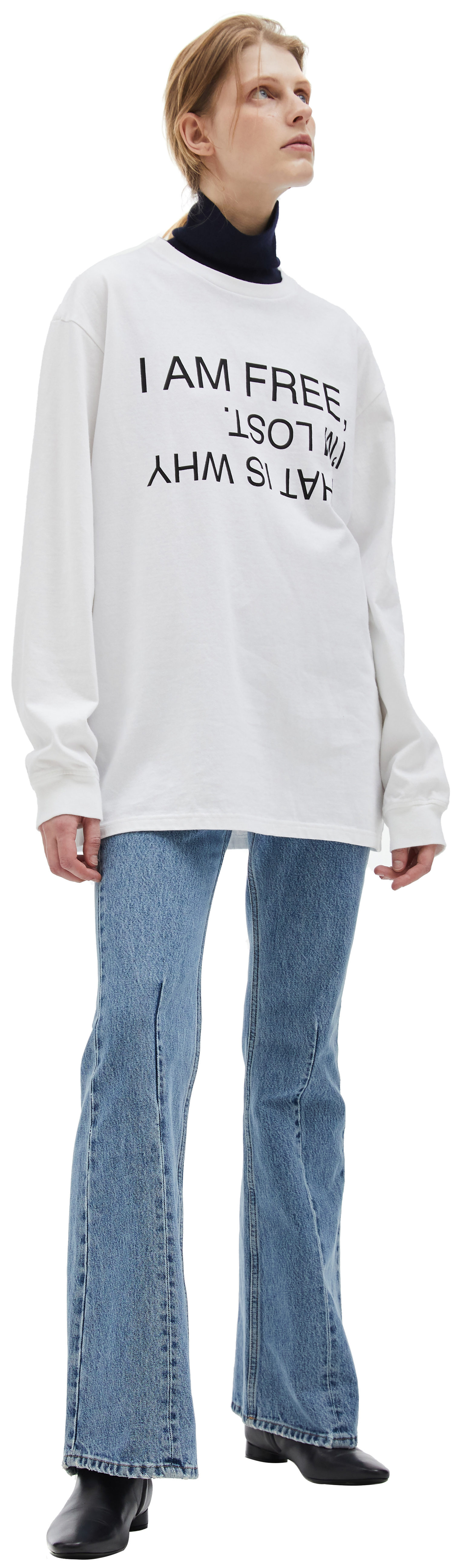 Undercover White Printed Longsleeve