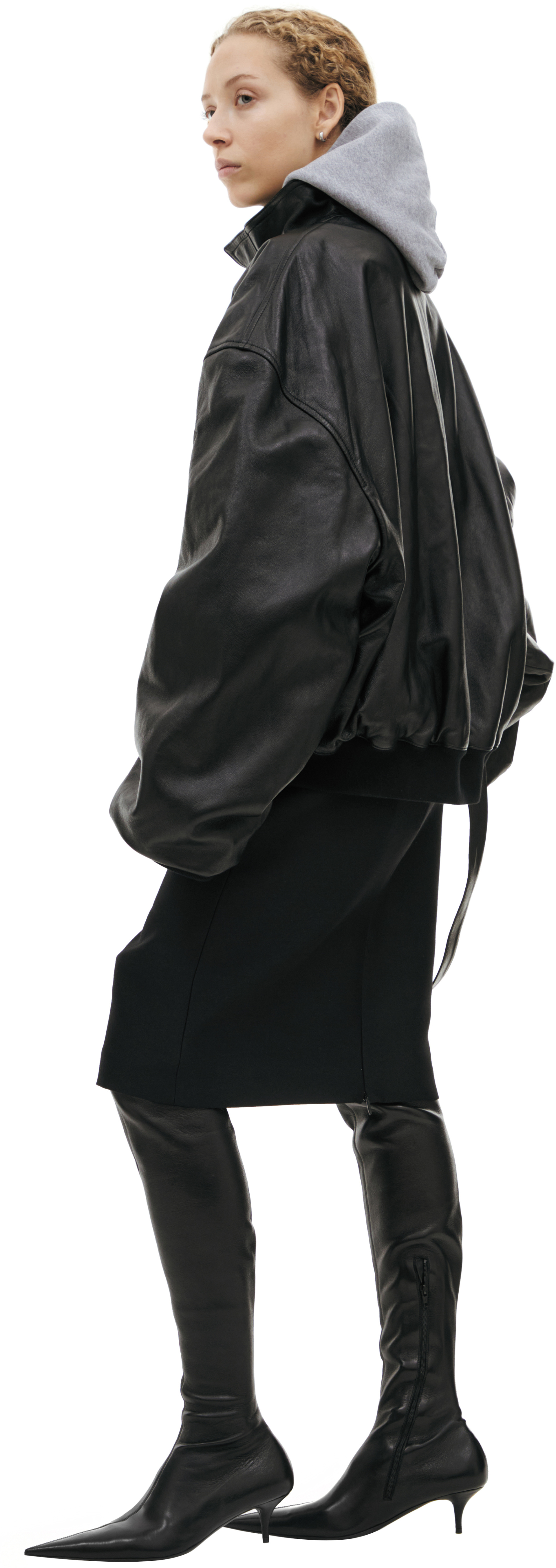 Balenciaga Black leather jacket