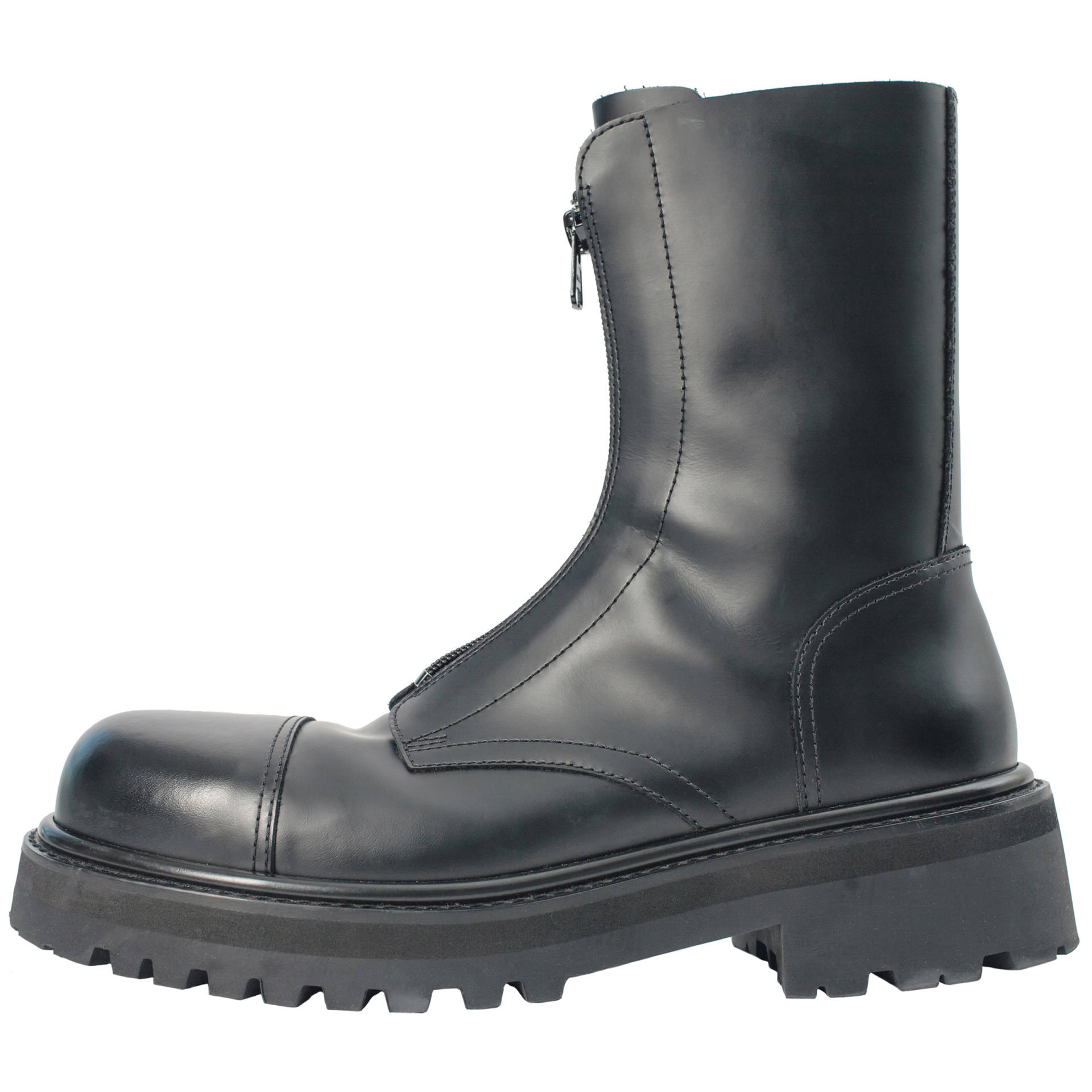 VETEMENTS Zipped Leather Boots