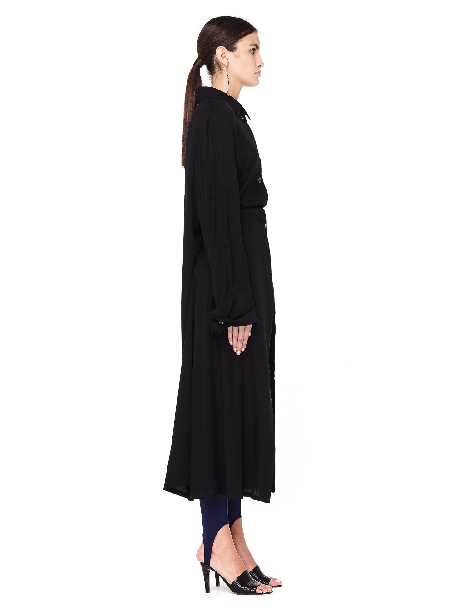 Ann Demeulemeester Длинная рубашка на пуговицах