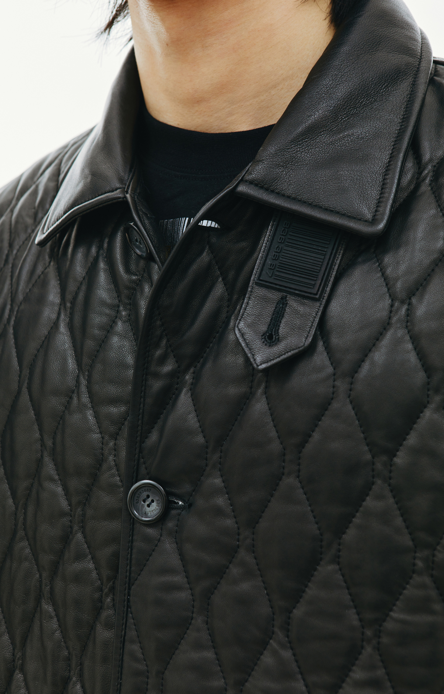 VTMNTS Quilted leather coat