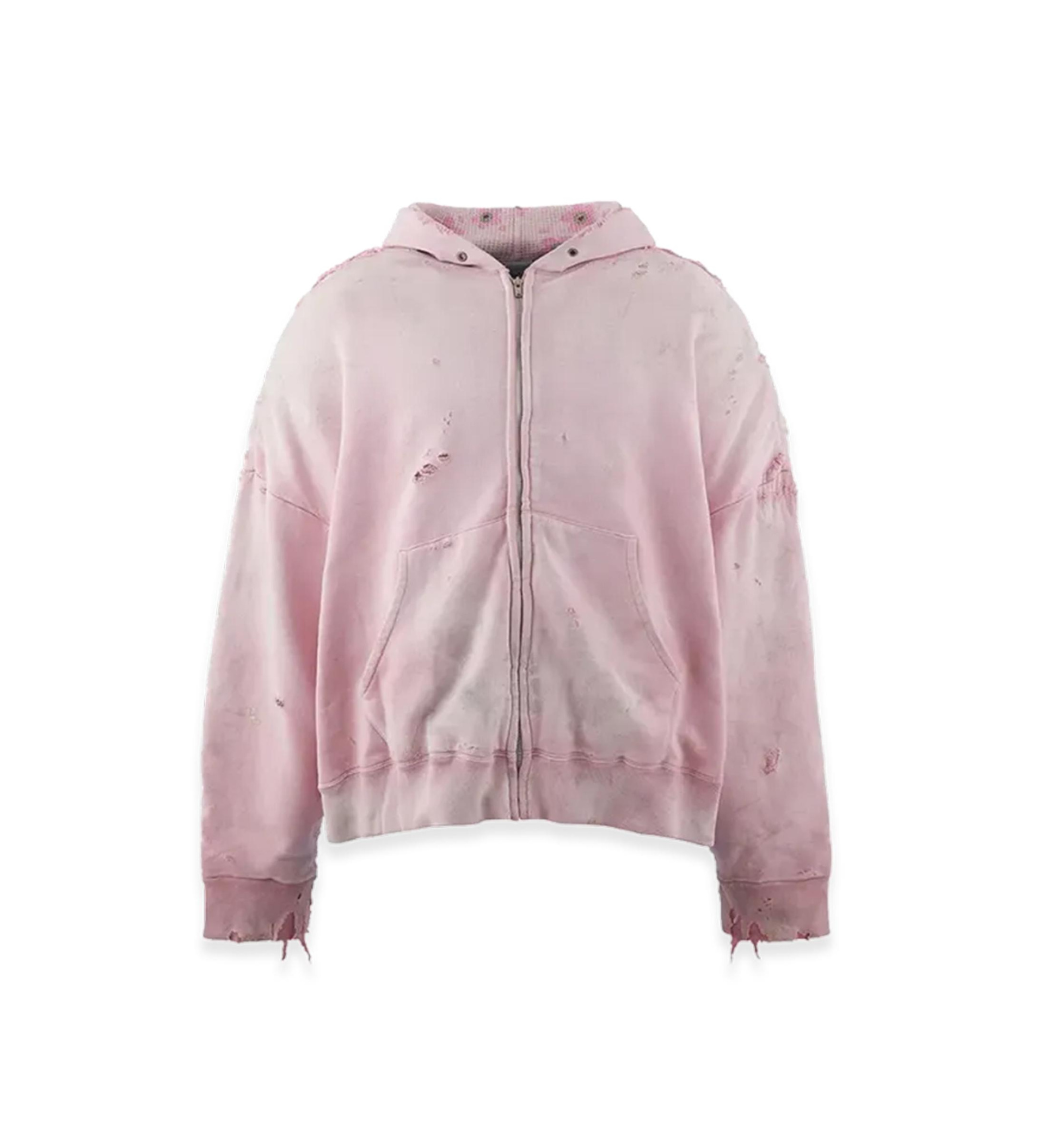 MONONOKE MADE Pink hoodie with a cherry blossom print
