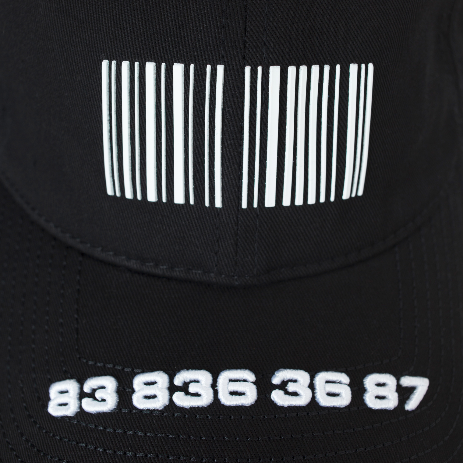 VTMNTS Black Barcode Cap