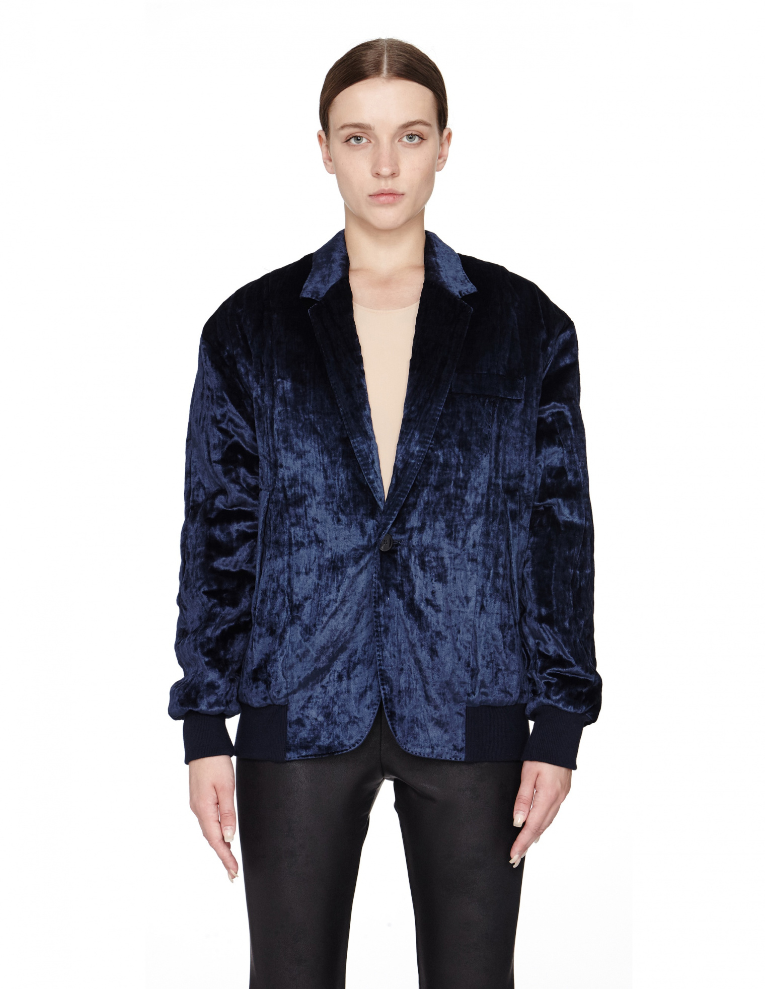 A.F.Vandevorst Velvet bomber jacket