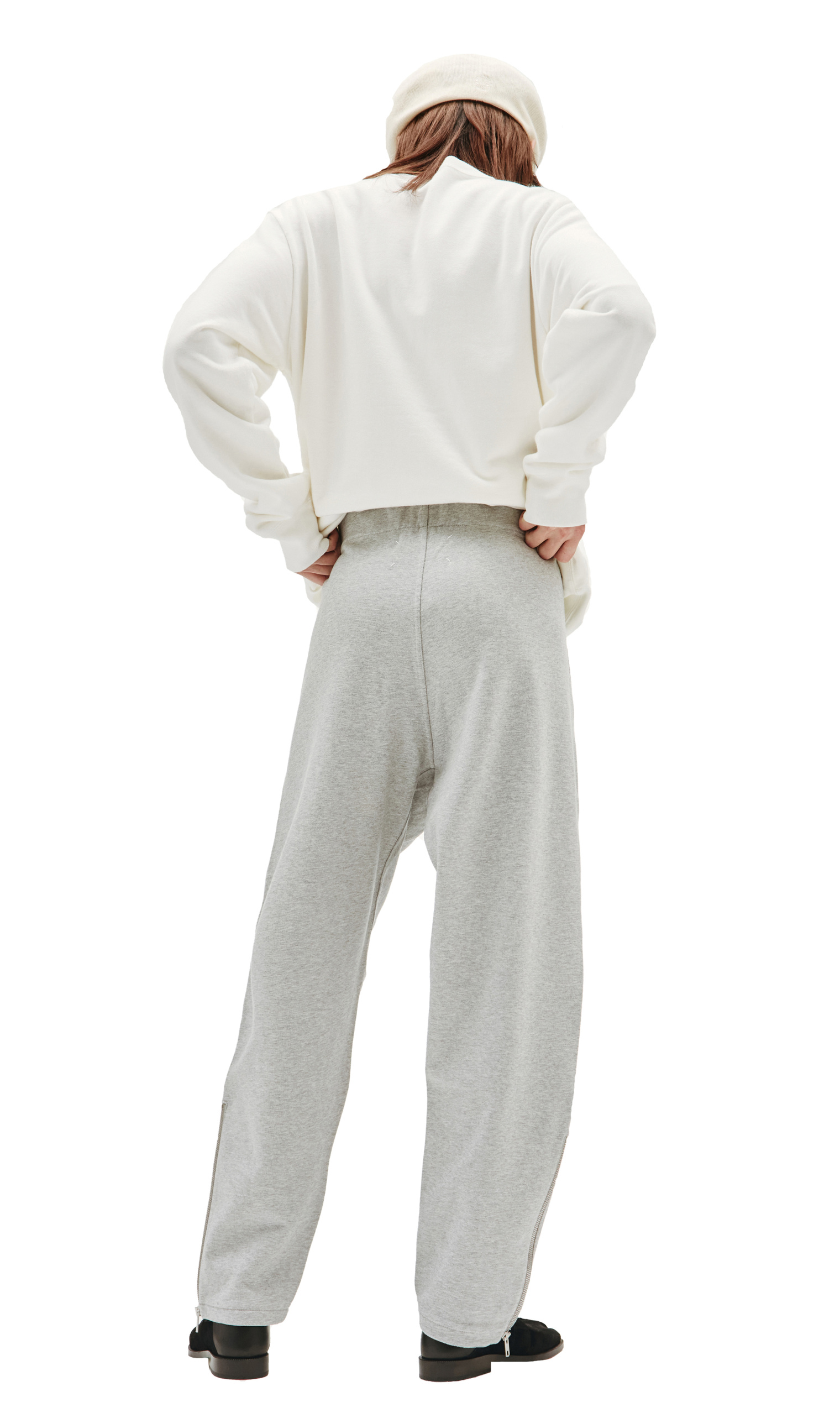 Maison Margiela Grey Icon Printed Sweatpants