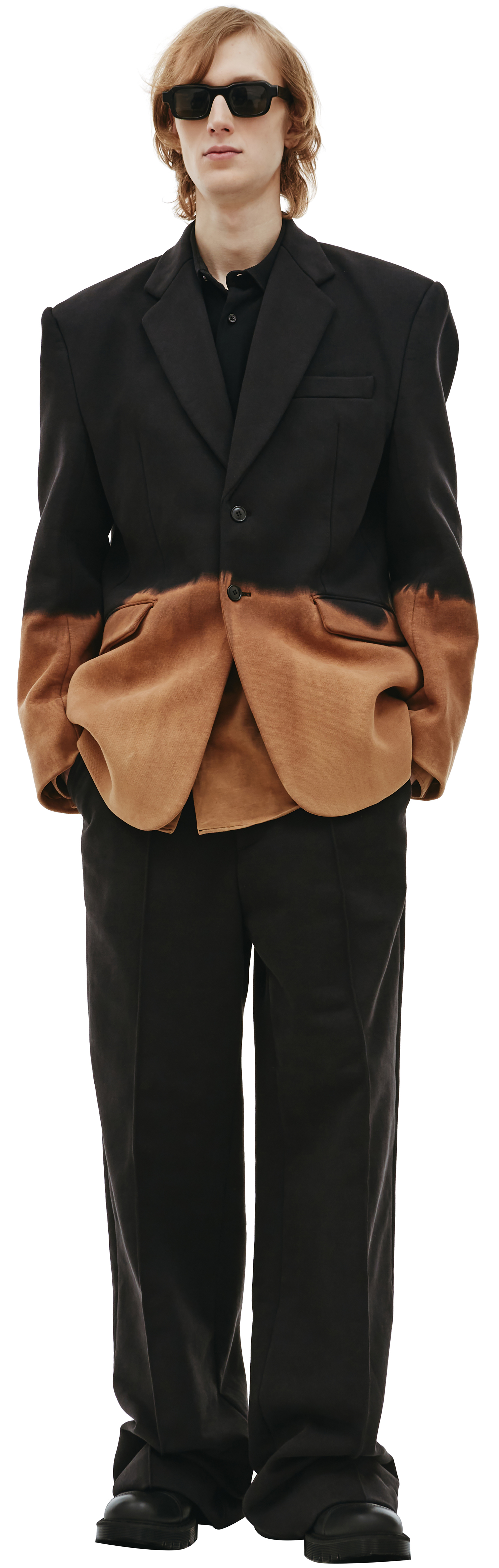 VETEMENTS Bleached oversize blazer