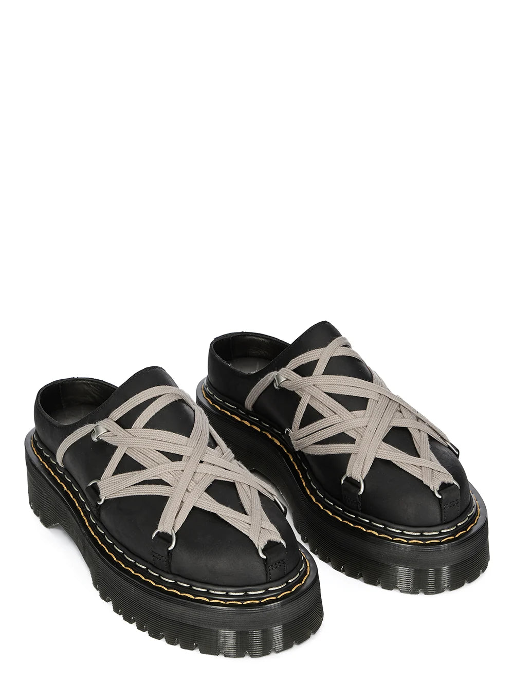 DRKSHDW by Rick Owens x Dr.Martens Quad Sole Megalance Mule