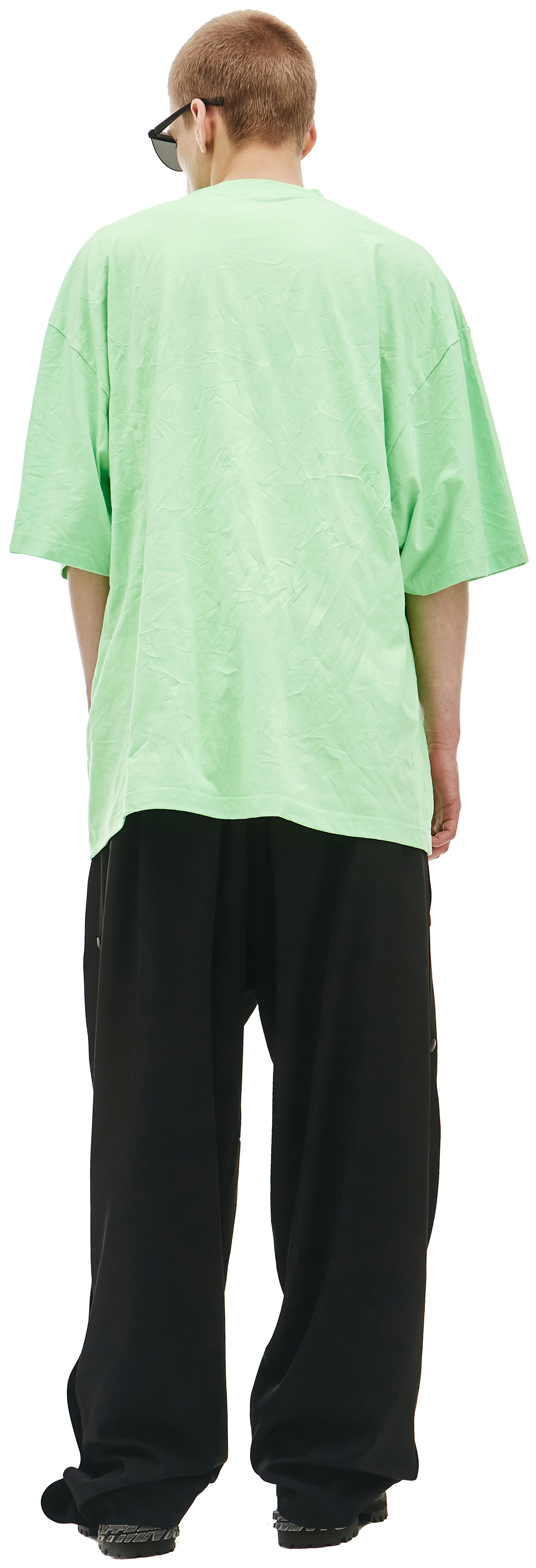 Balenciaga Neon Green Languages T-shirt
