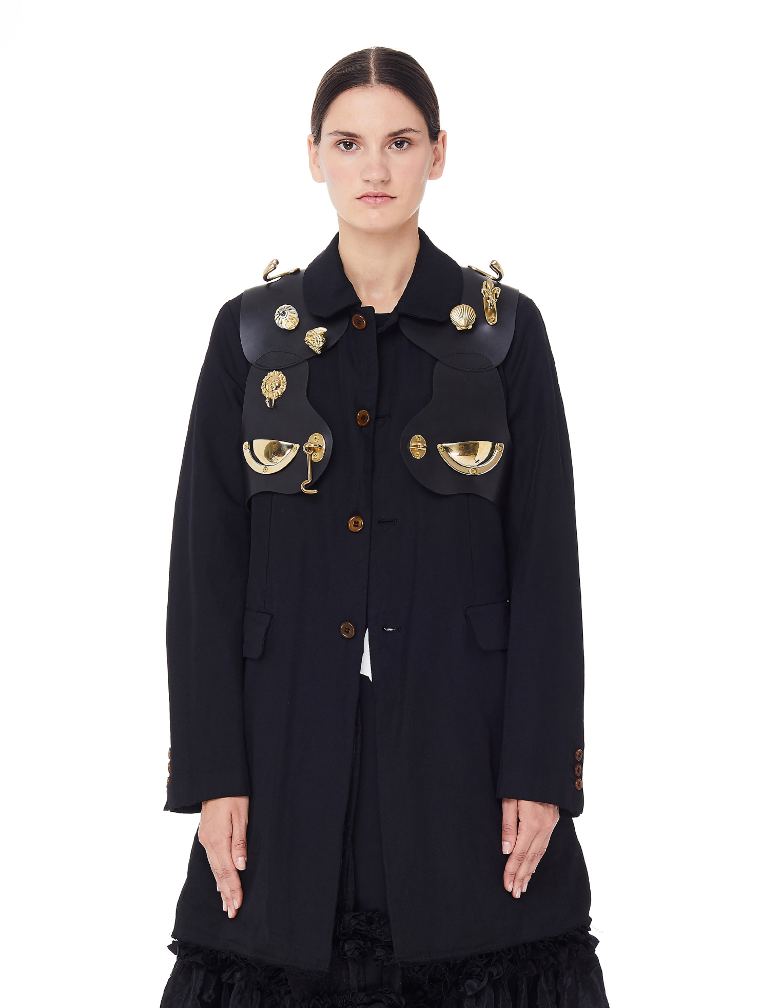 Comme des Garcons Резиновый жилет с декором