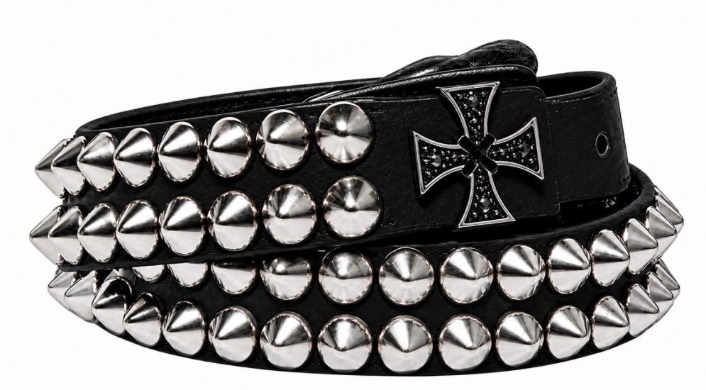 Enfants Riches Déprimés Leather belt with rivets