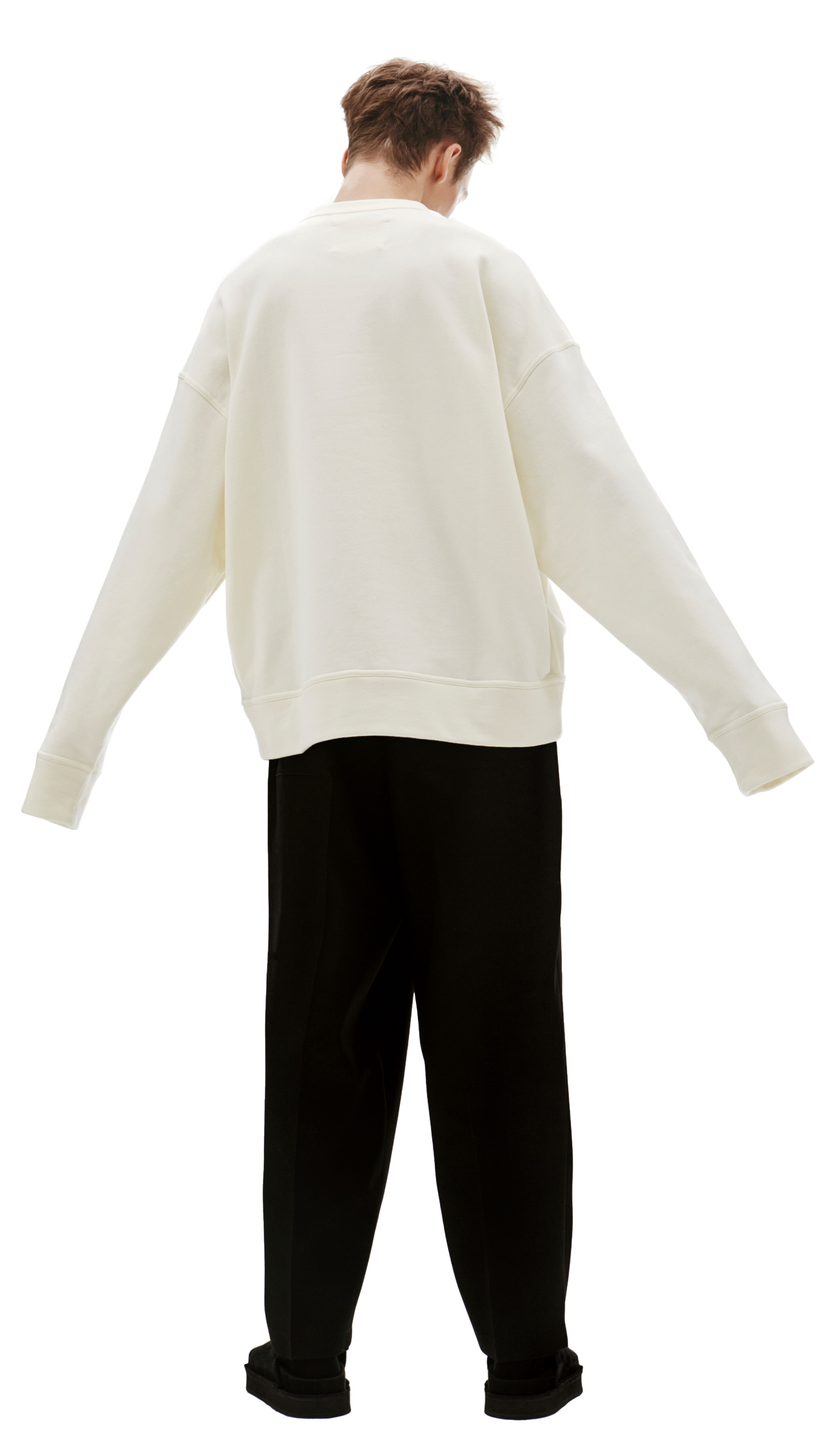 Jil Sander Logo Crew Sweatshirt