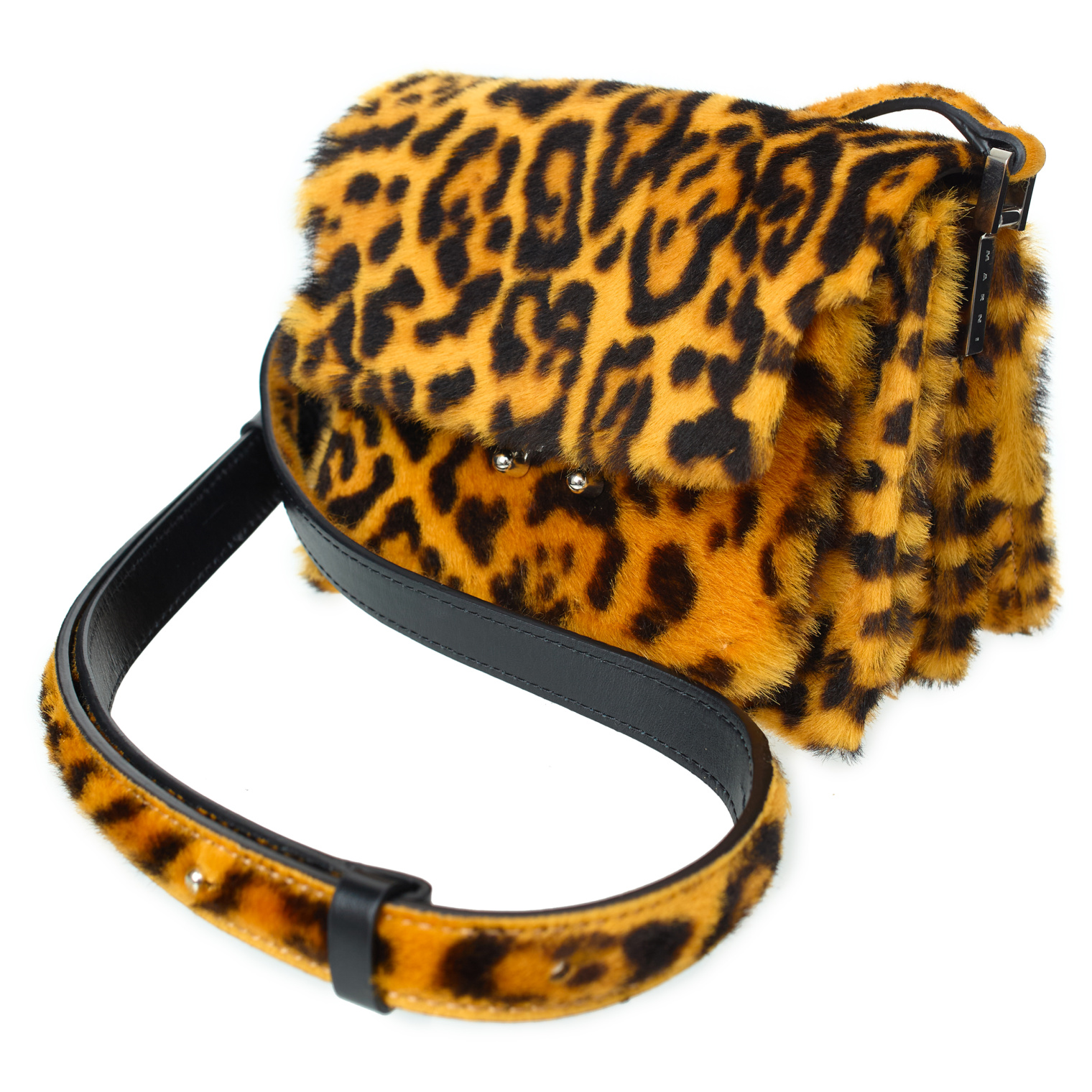 Marni Leopard print Trunk bag