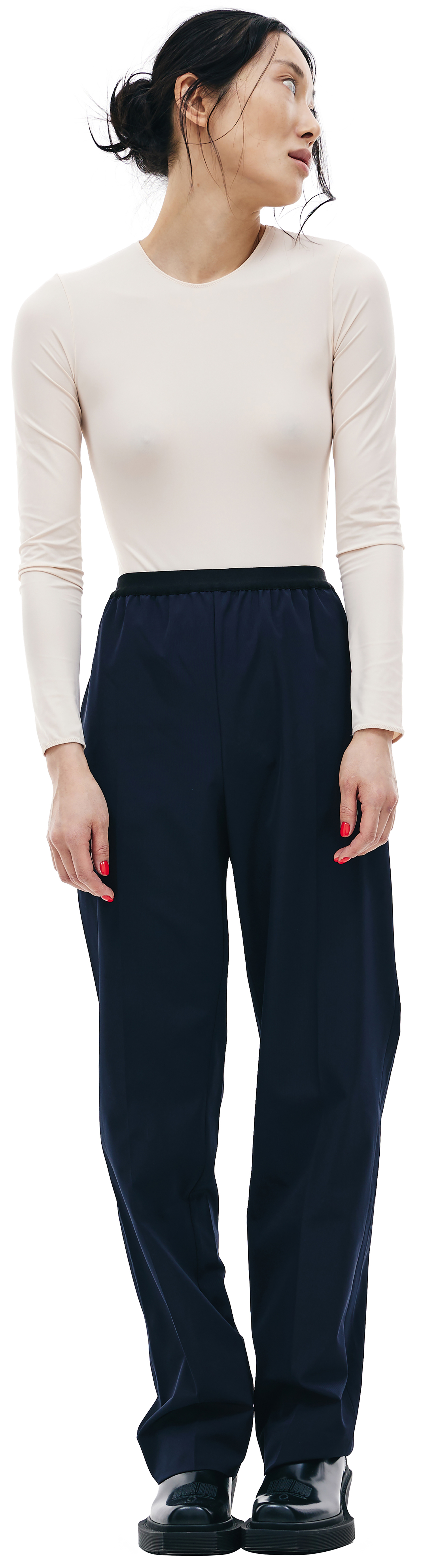 Maison Margiela Navy Blue Trousers