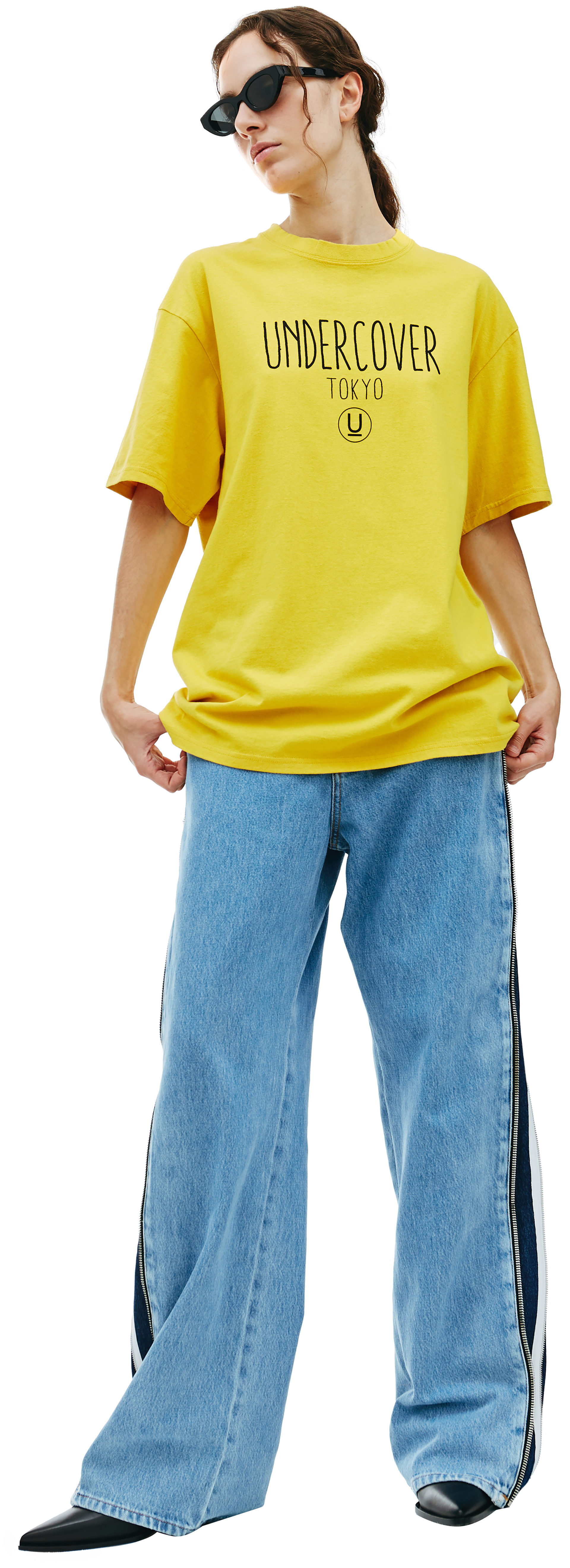 Undercover Yellow print t-shirt