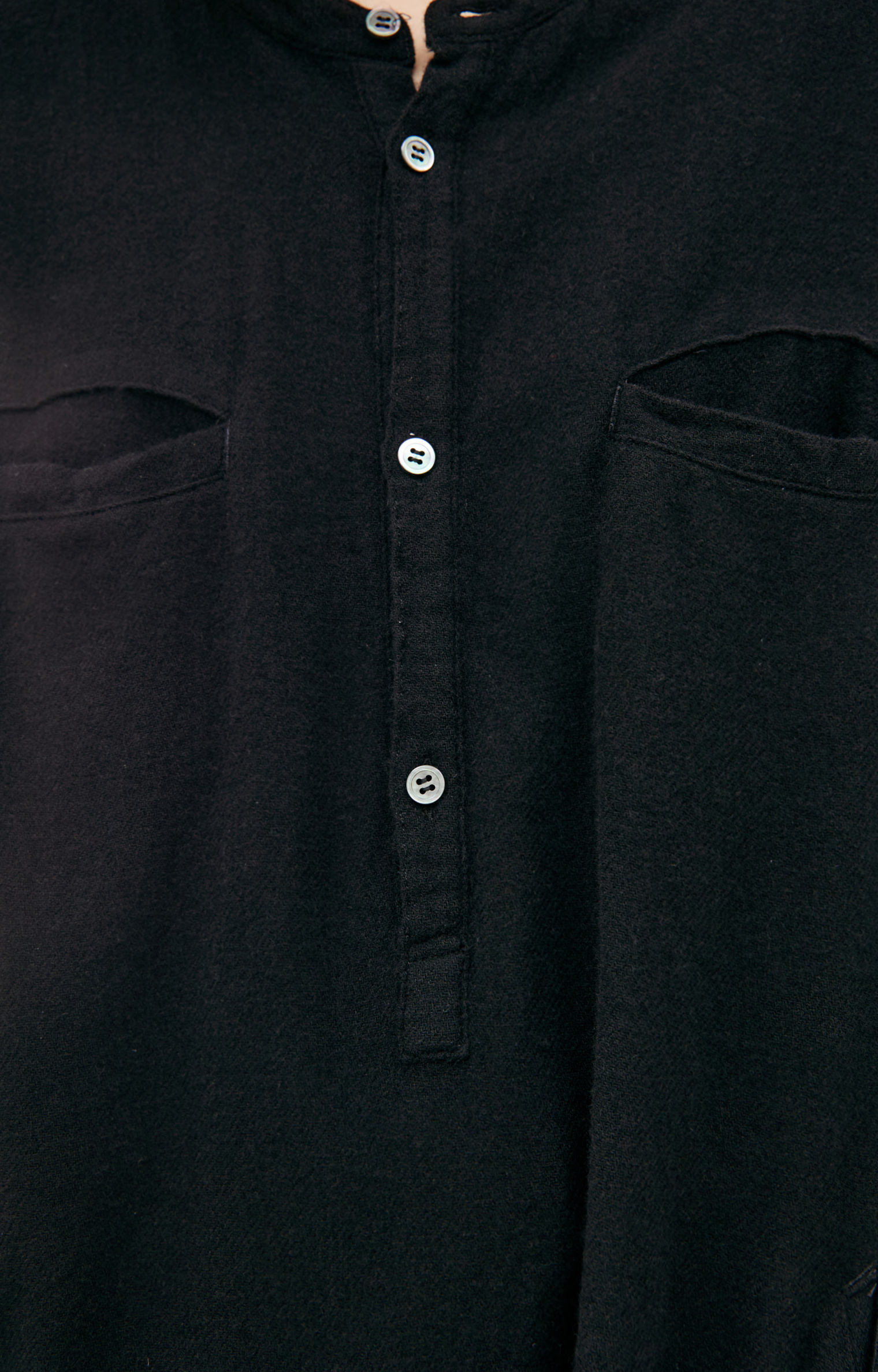 Undercover Black wool shirt