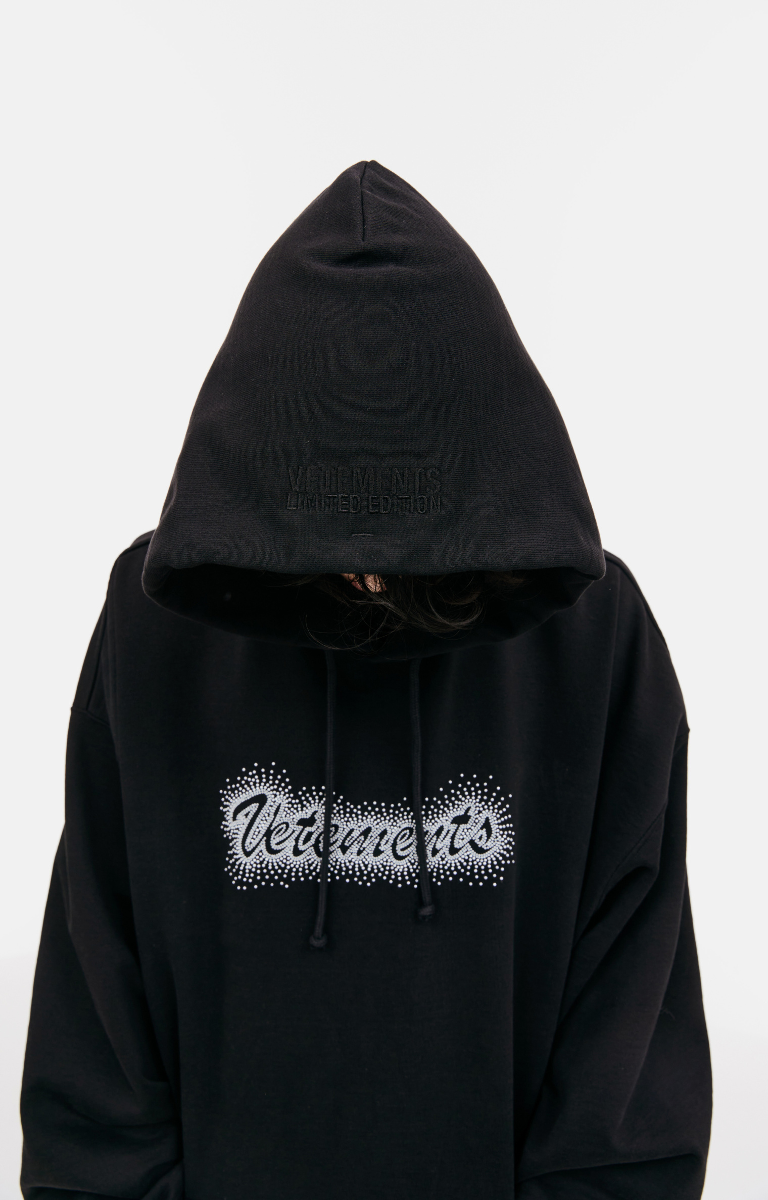 VETEMENTS Black oversize hoodie