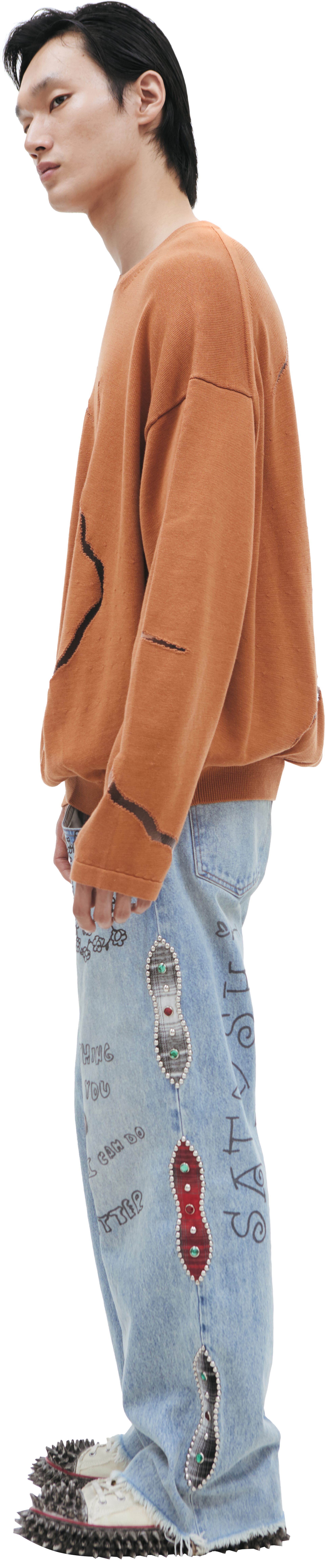 Doublet CRACKED EGG sweater