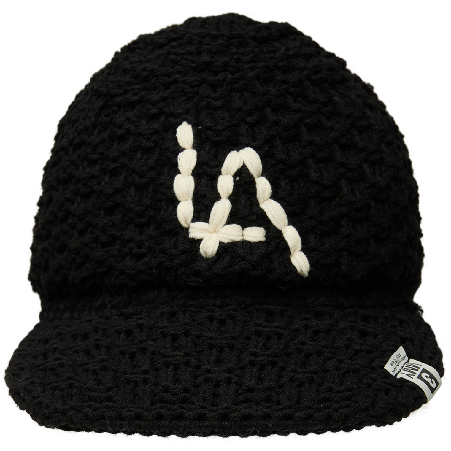 Buy Maison Mihara Yasuhiro women black la knit cap for $500 online