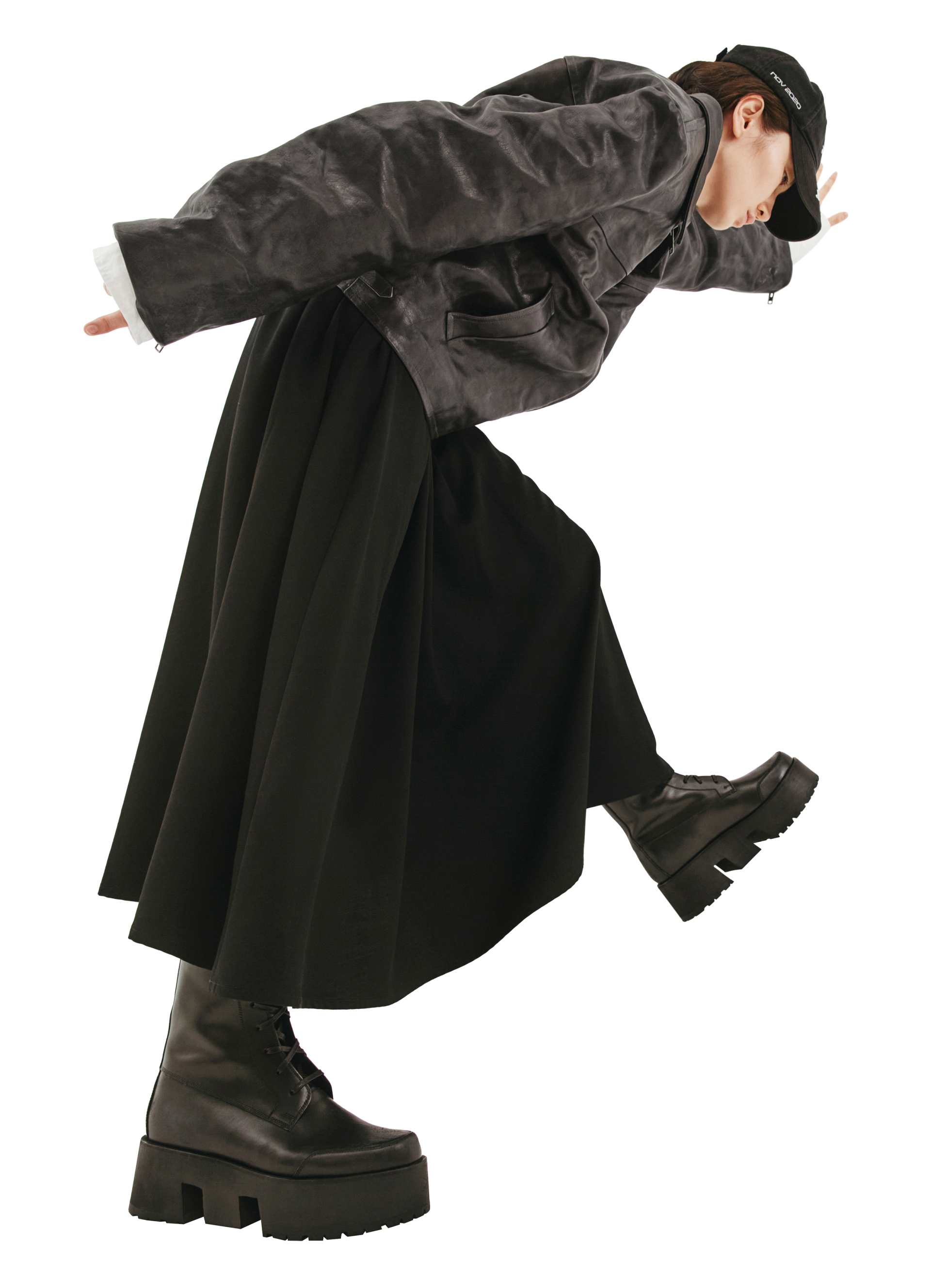 Balenciaga Black Leather Jacket