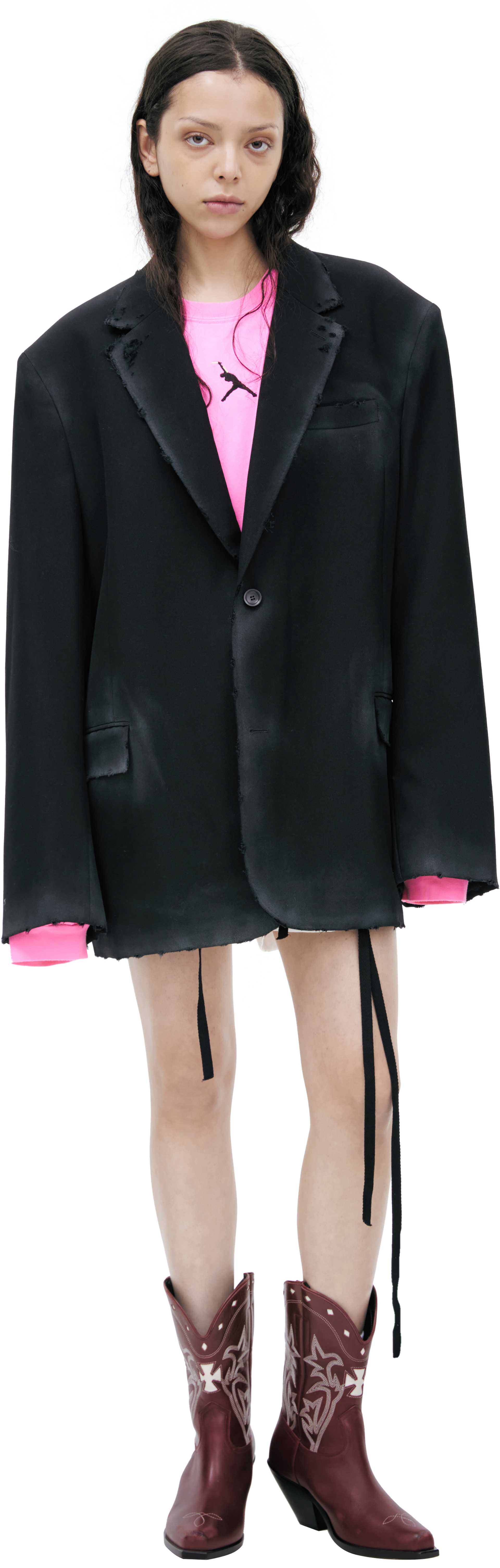 Doublet Scuff-effect jacket