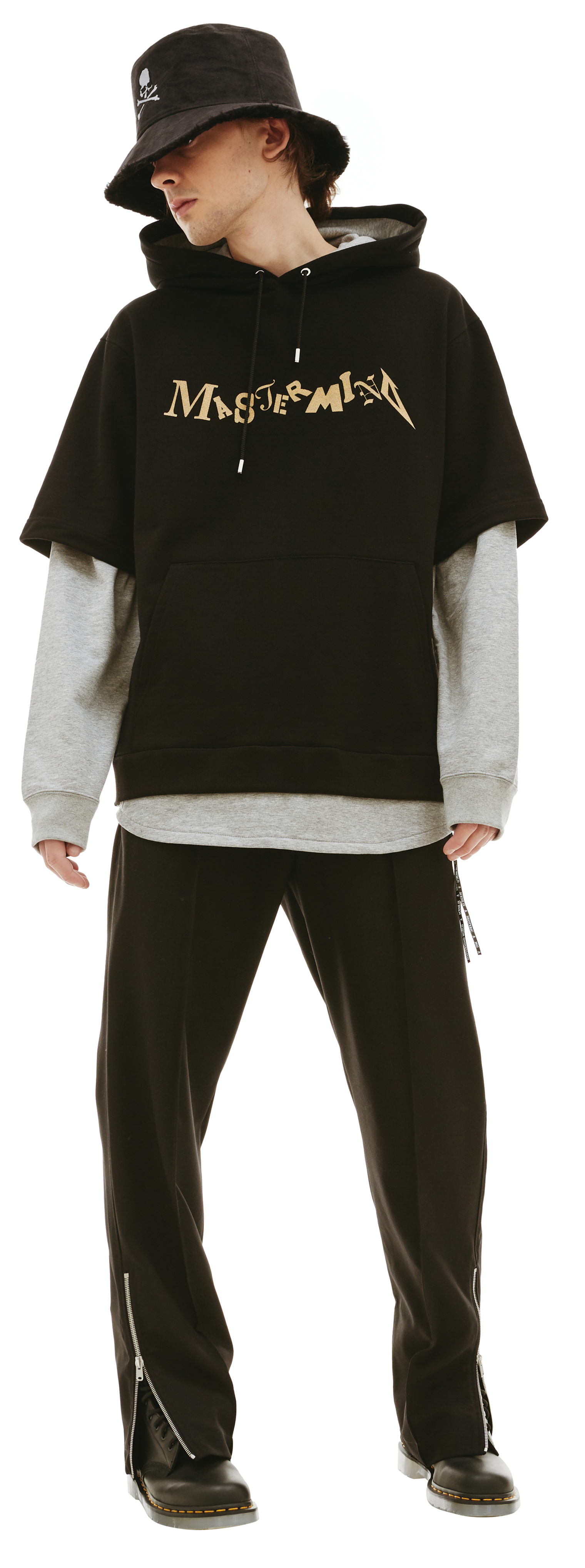 Mastermind WORLD Combination logo hoodie