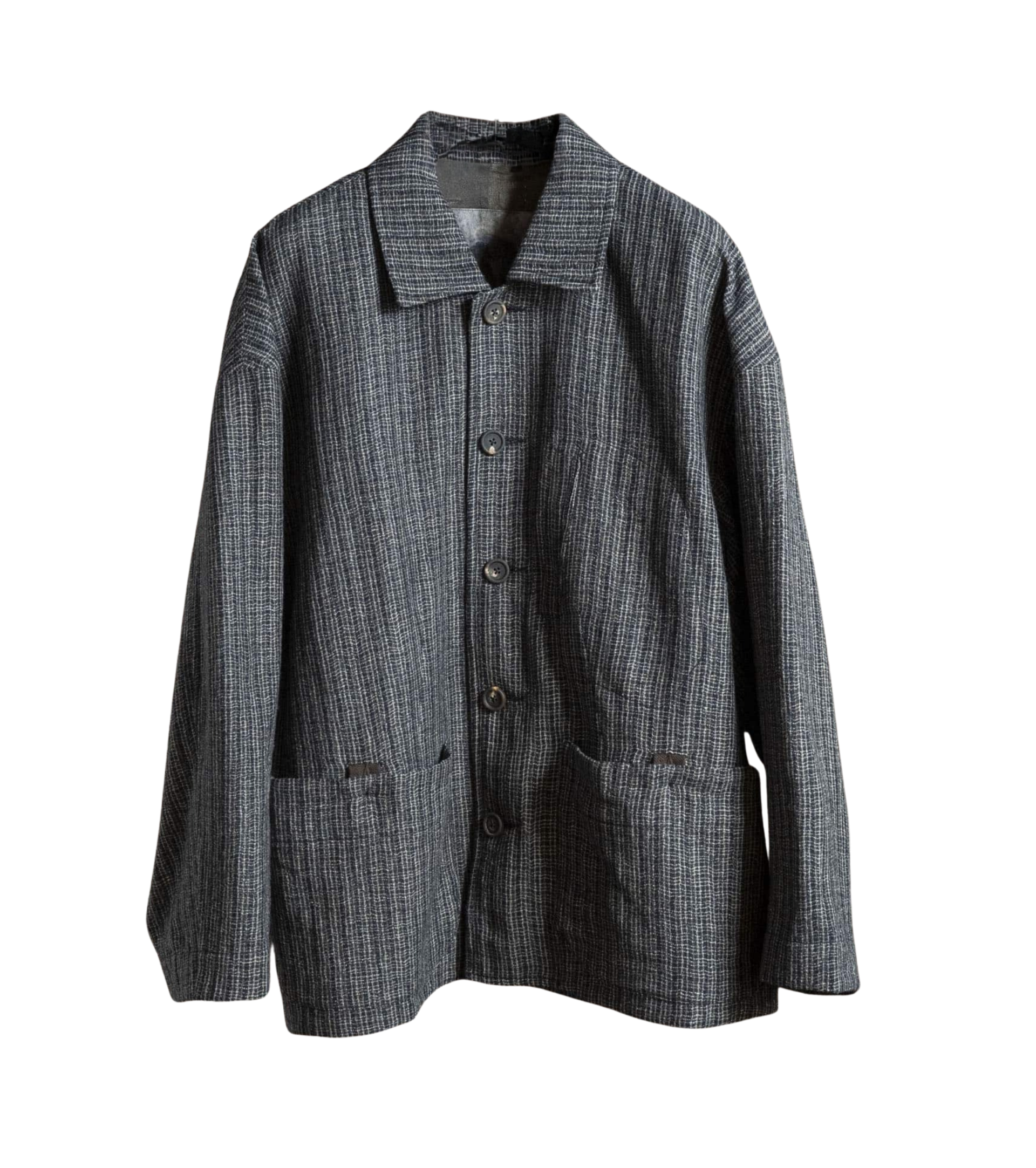 Ziggy Chen Gray jacket with patch pockets
