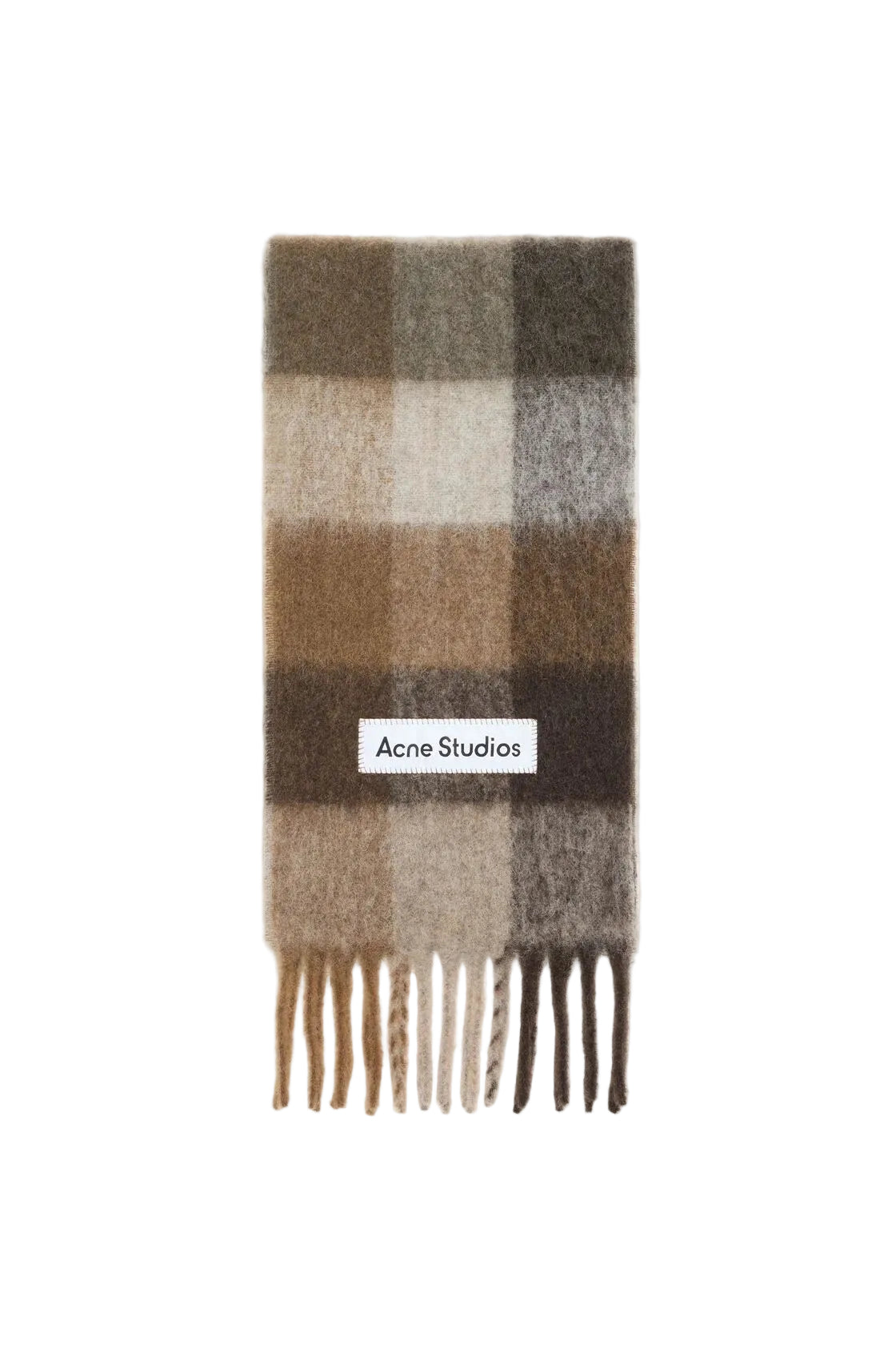 Acne Studios Mohair Checked Scarf