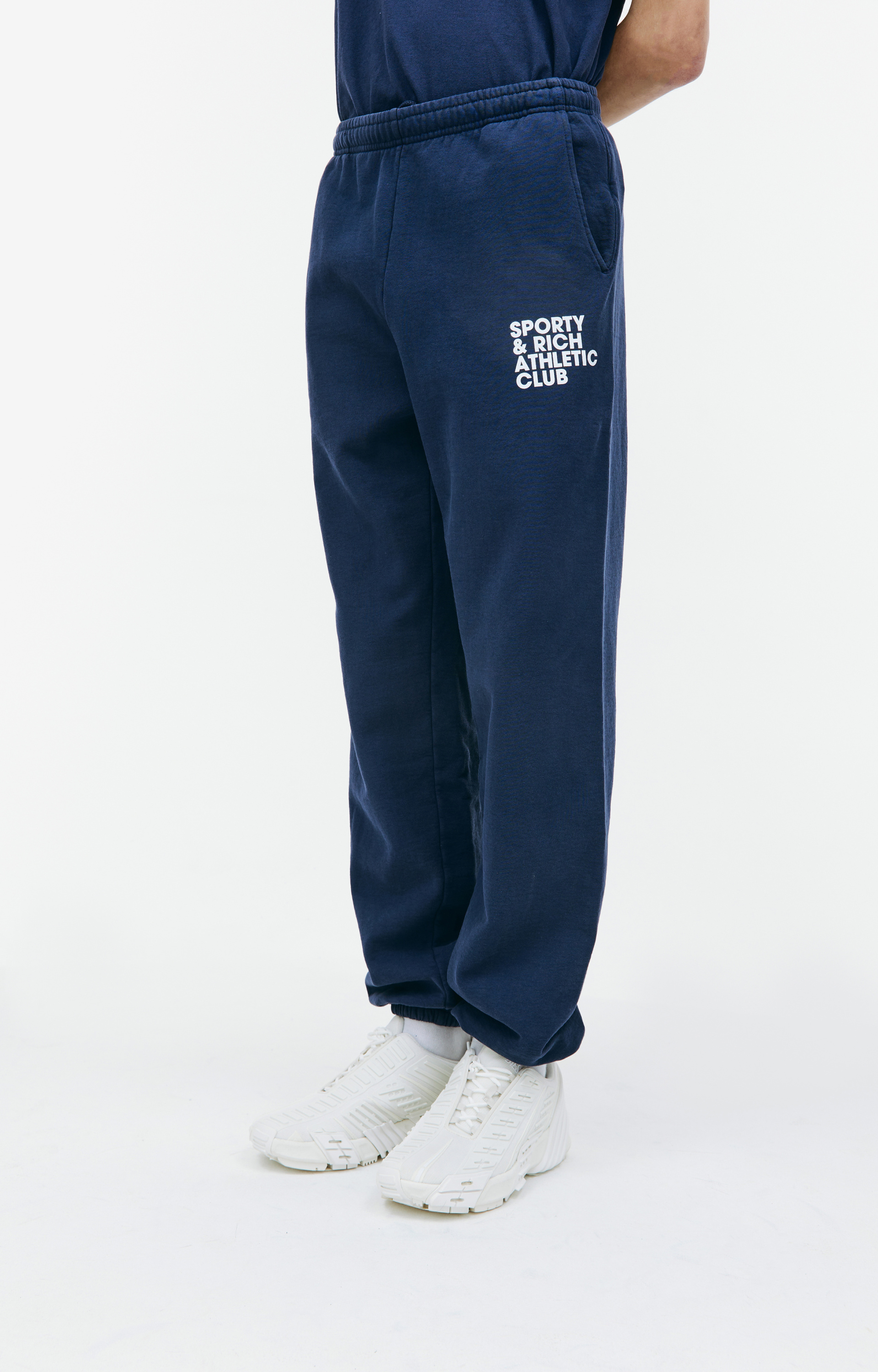 SPORTY & RICH Navy blue Exercise Often sweatpants