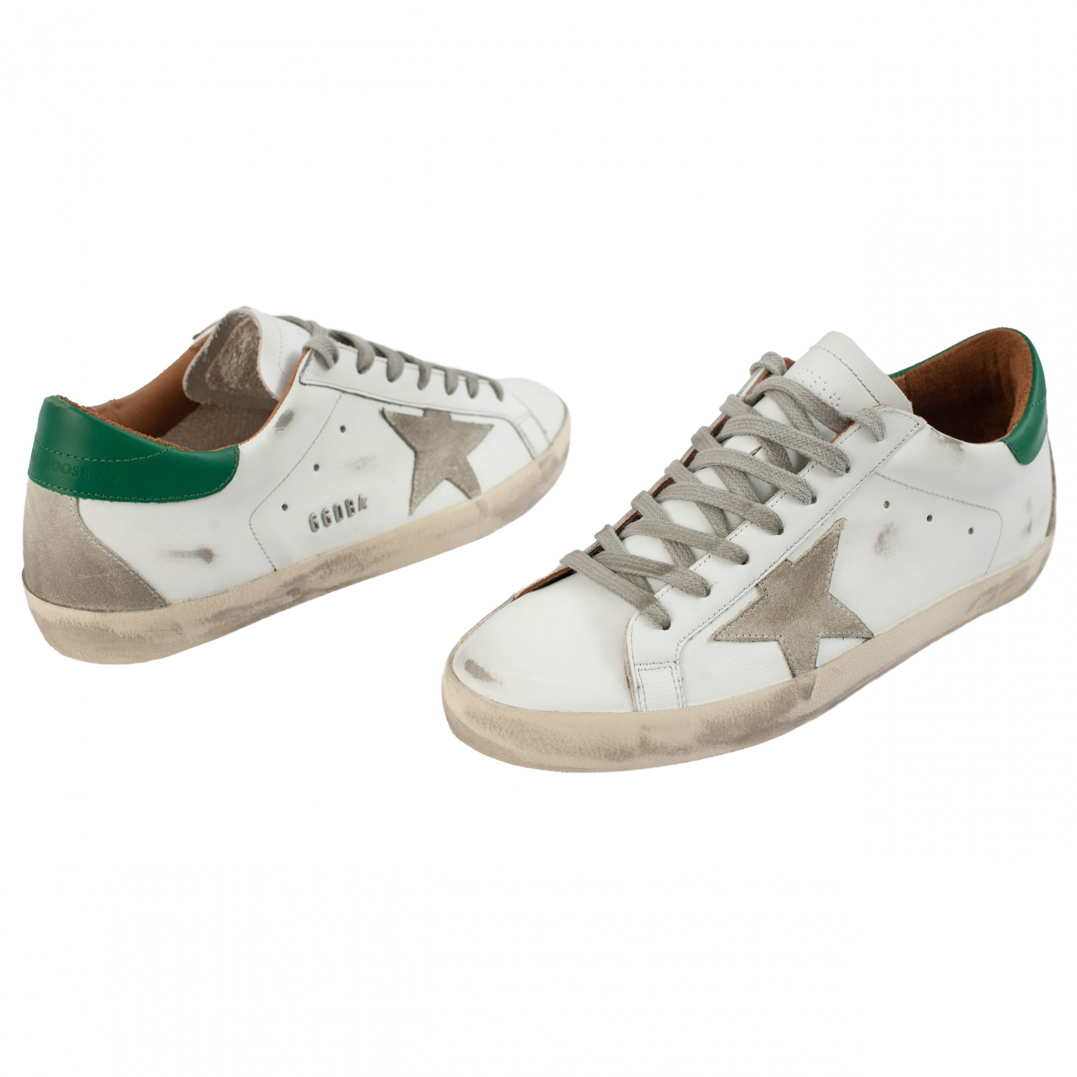 Golden Goose Superstar White Leather Sneakers