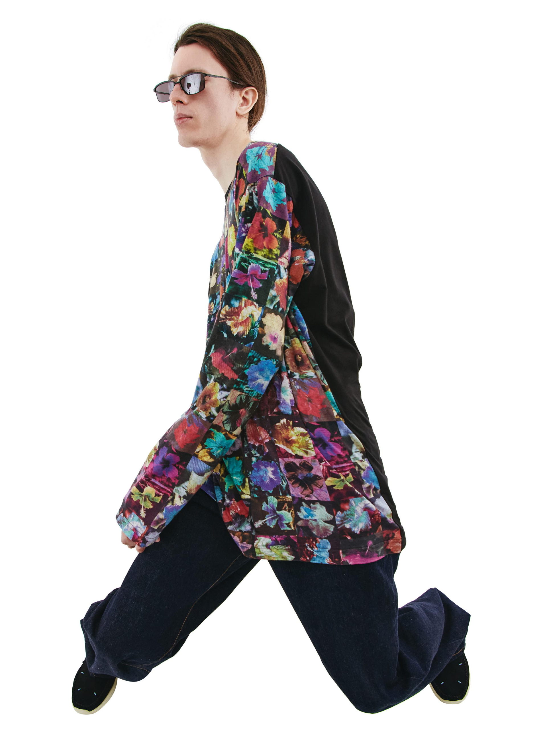 Yohji Yamamoto Flower print longsleeves