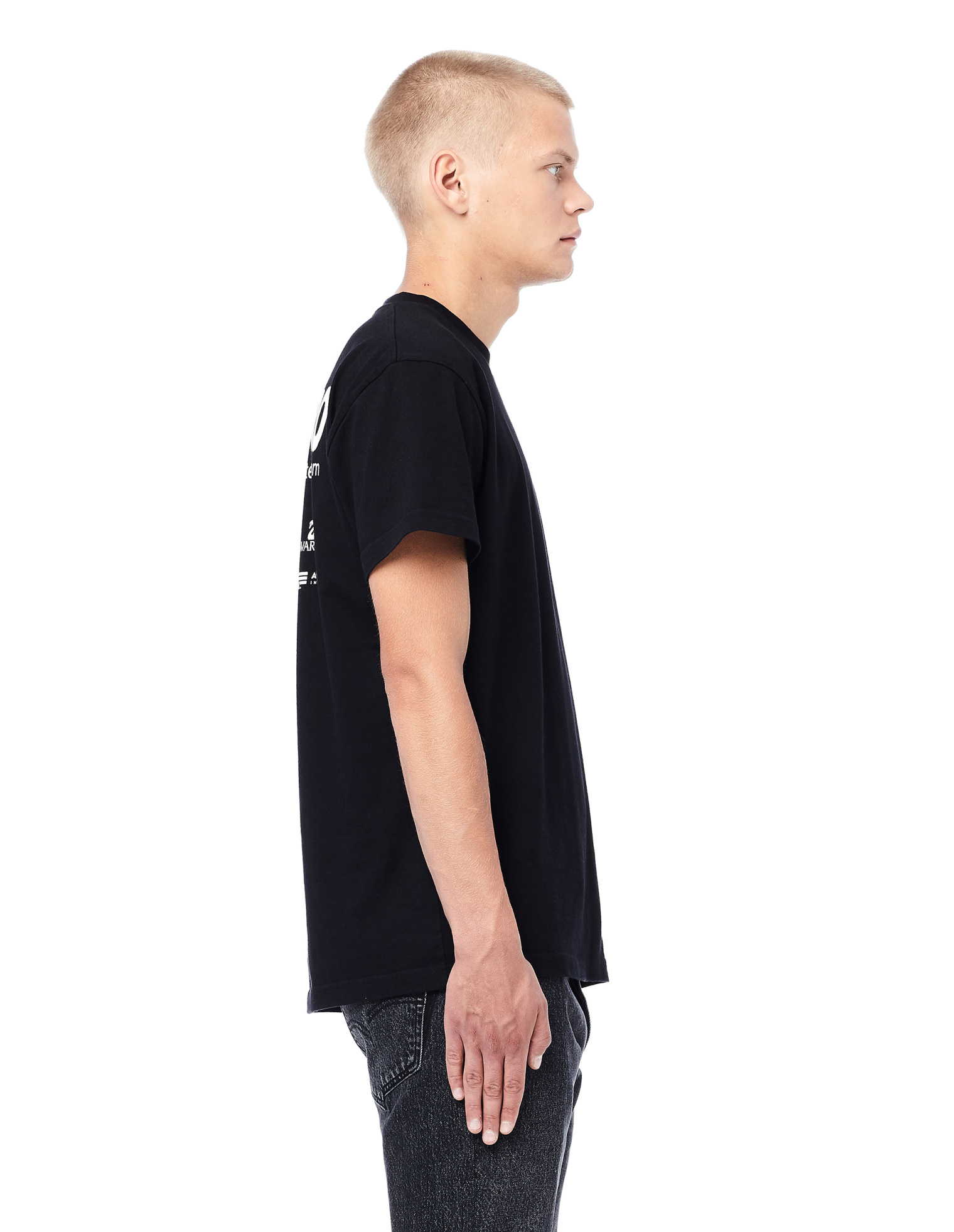 VETEMENTS Black 100% Pro Tee