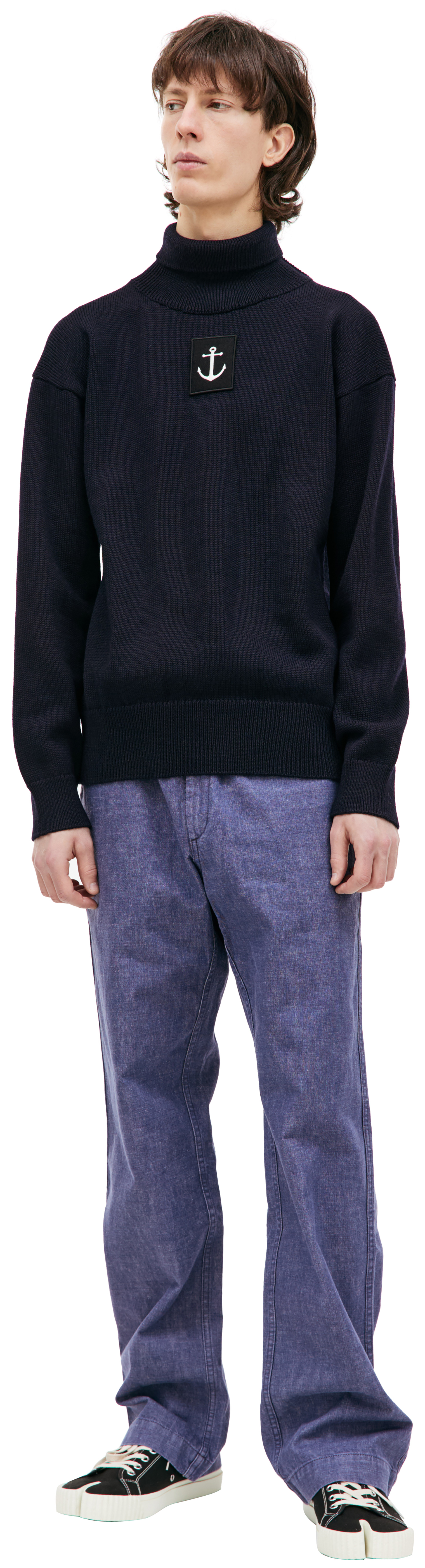 Jil Sander Шерстяной свитер с высоким горлом