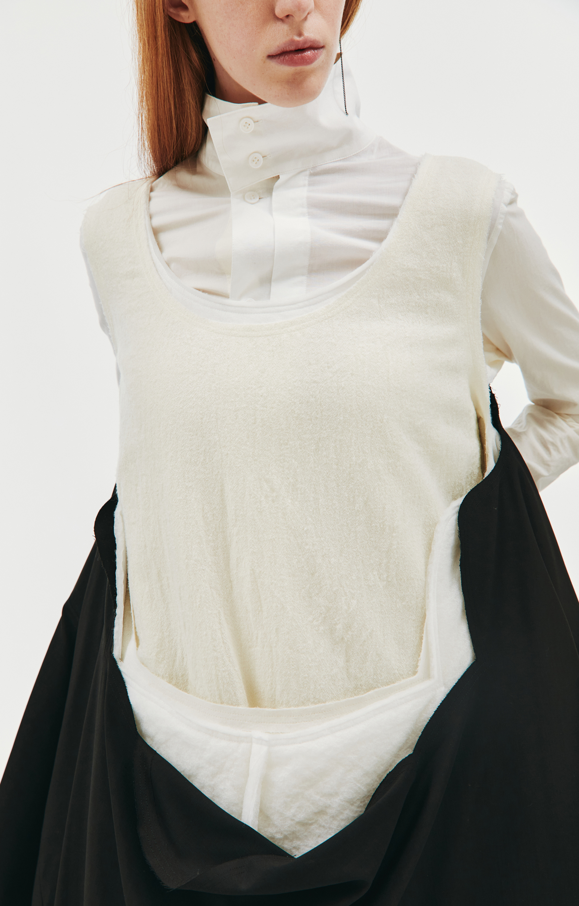 Comme des Garcons CdG Layered asymmetrical dress