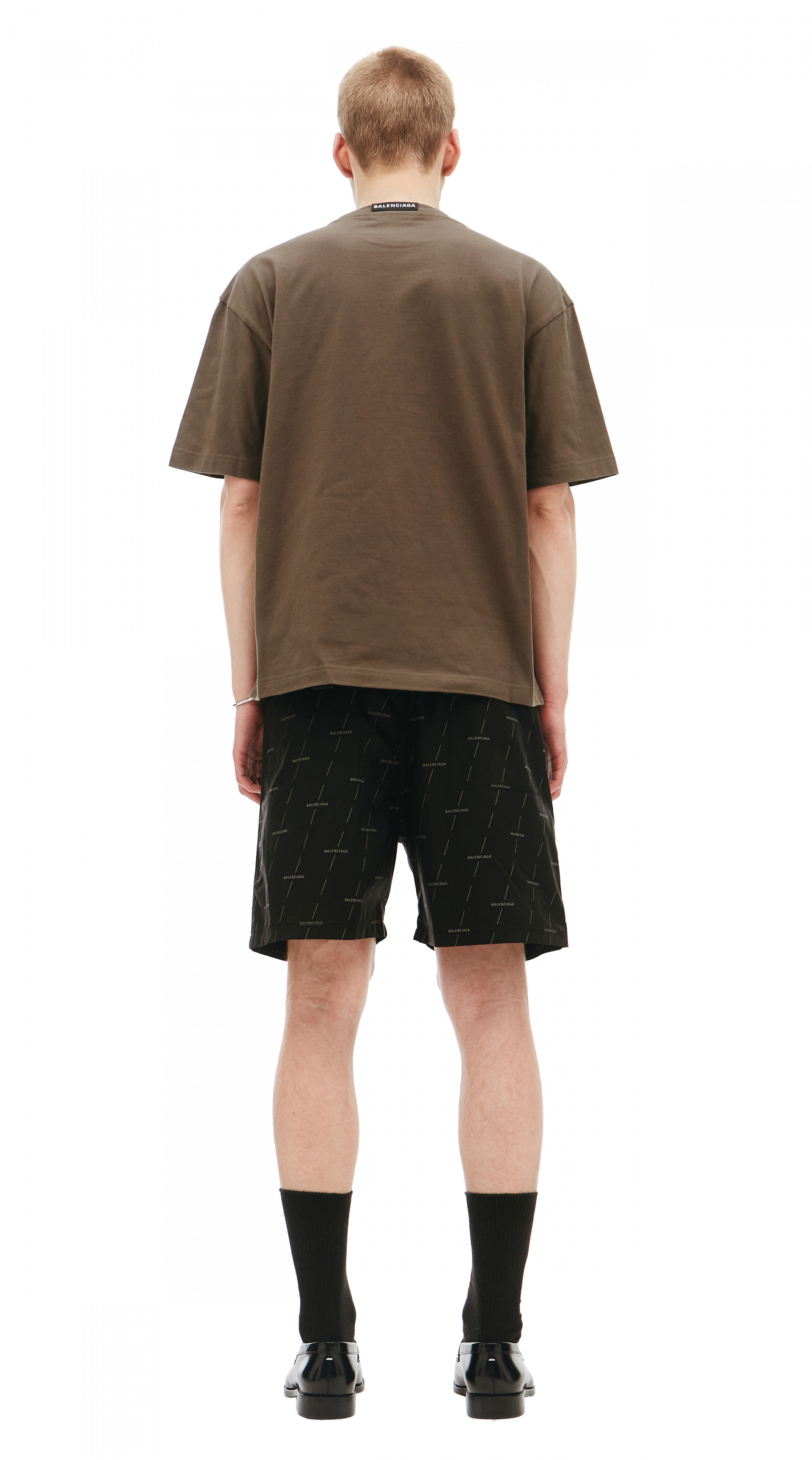 balenciaga khaki t shirt