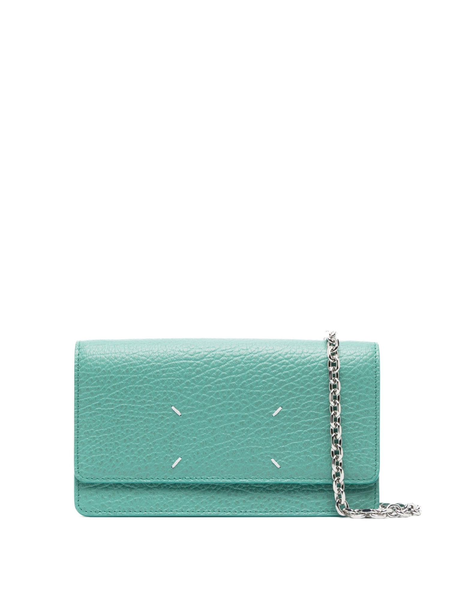 Maison Margiela Four Stitches Leather Wallet on Chain