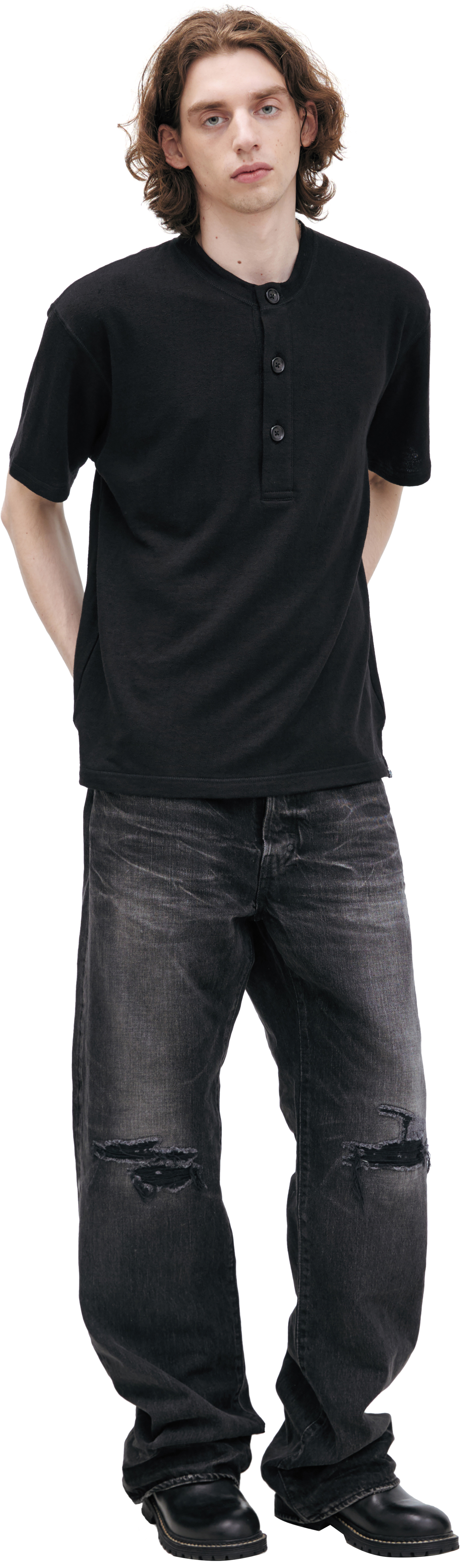 Mastermind WORLD Black T-shirt with logo