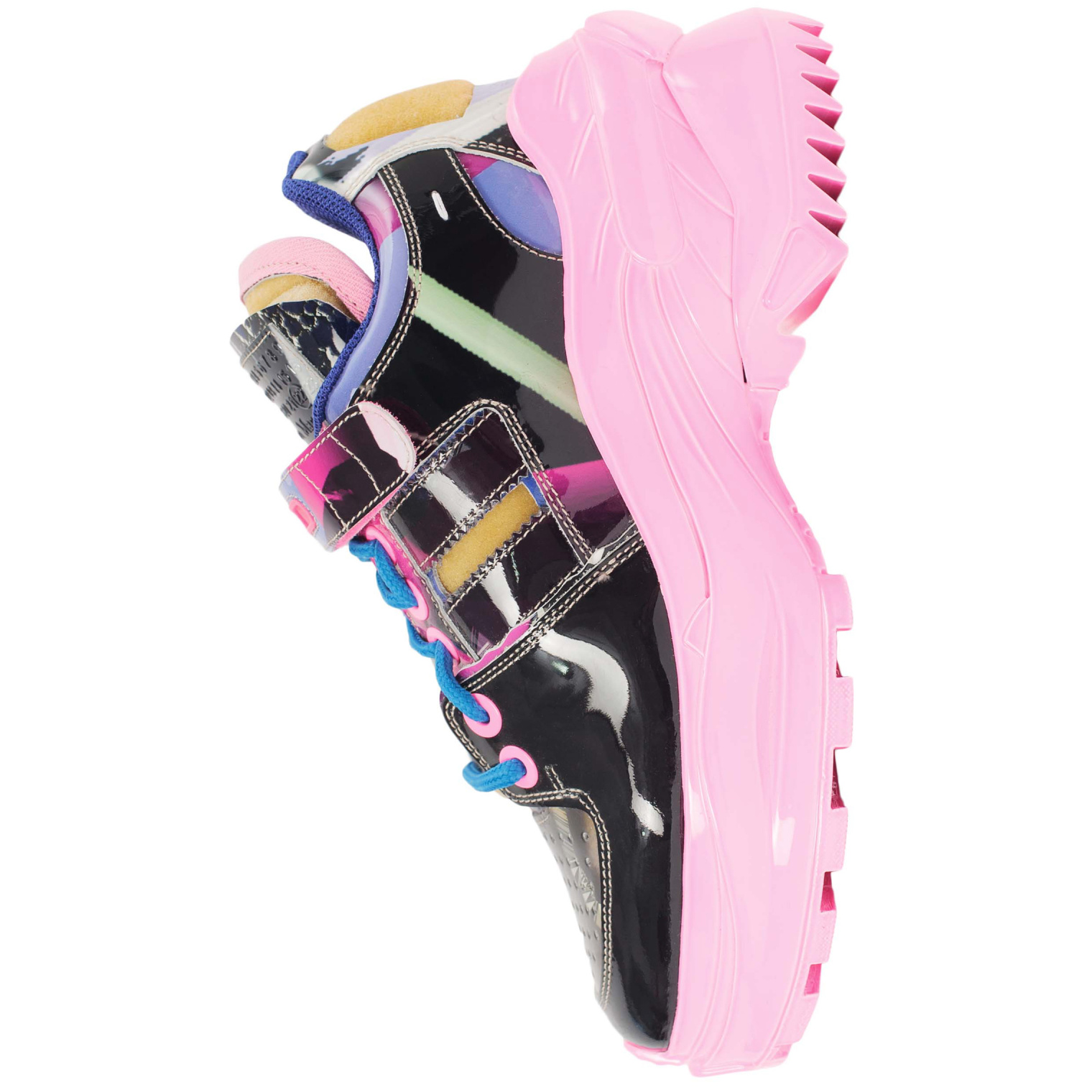Maison Margiela Flamingo Printed Retro Fit Sneakers