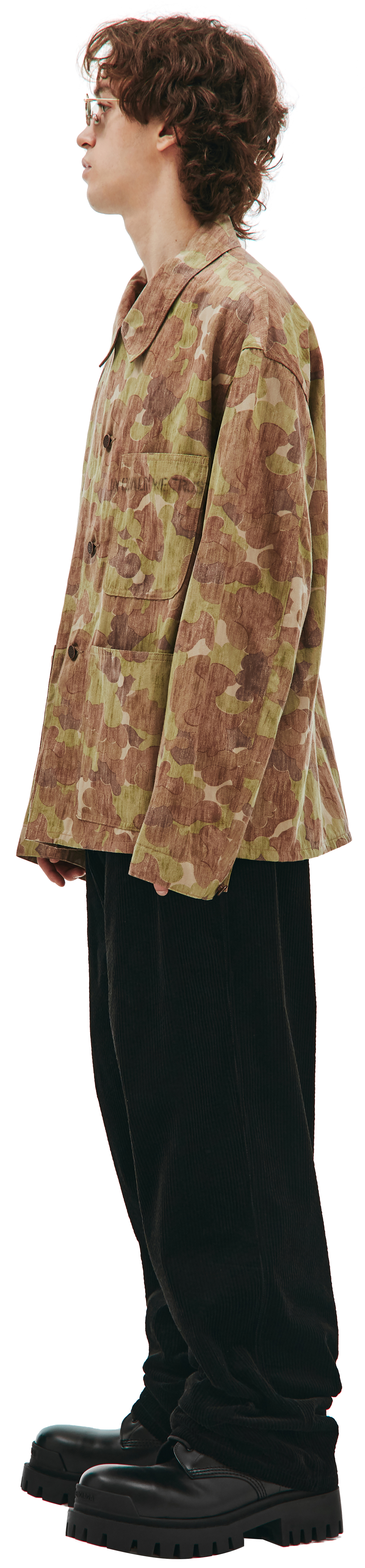 visvim Camouflage Print Wool Jacket