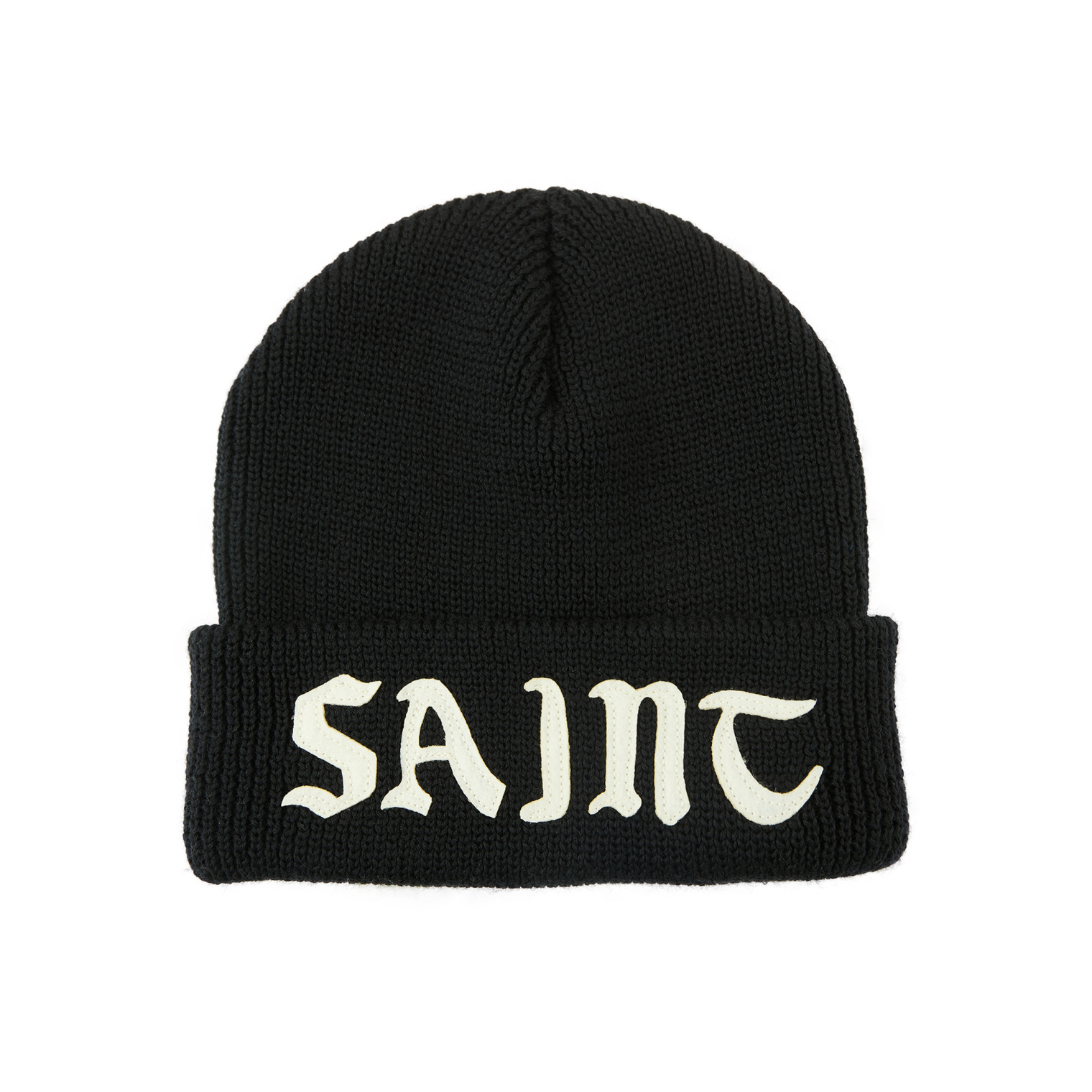 Saint Mxxxxxx Wool beanie with patch