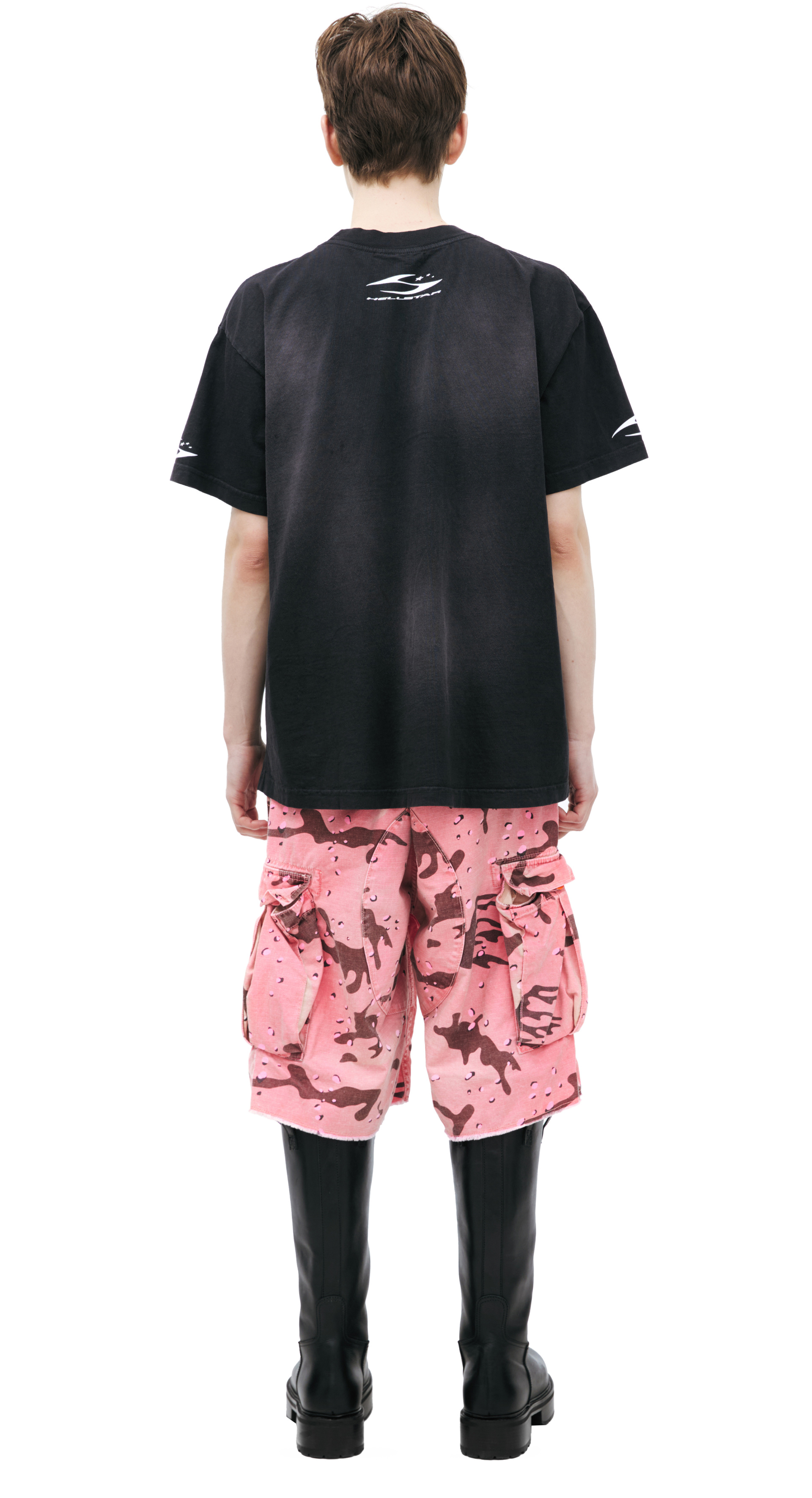 Hellstar Black logo T-shirt