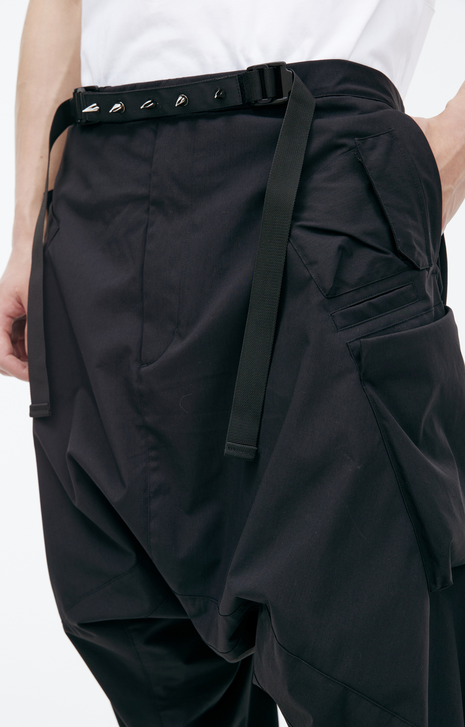 Acronym Wide trousers with patch pockets