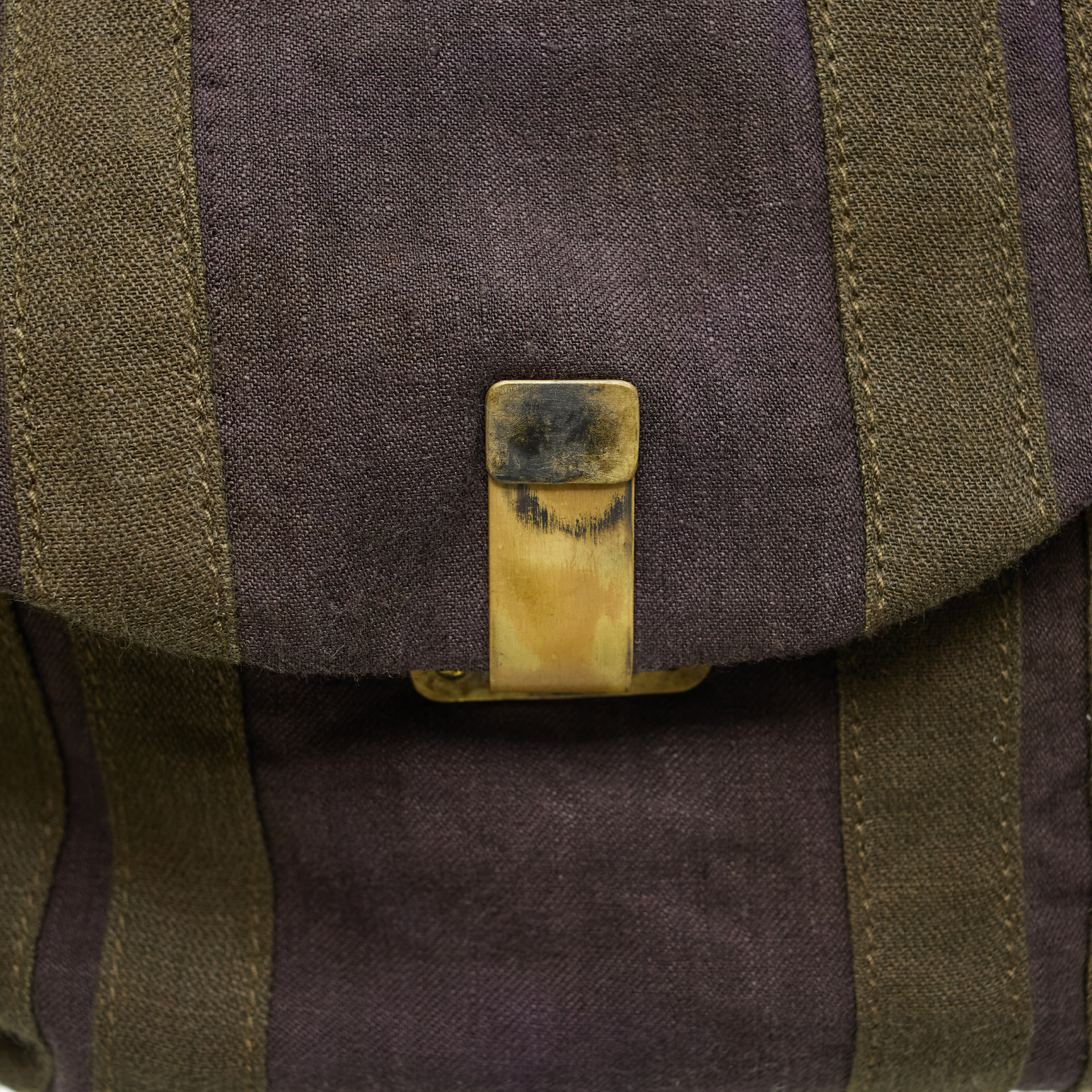 Ziggy Chen Bag with stitched stripes