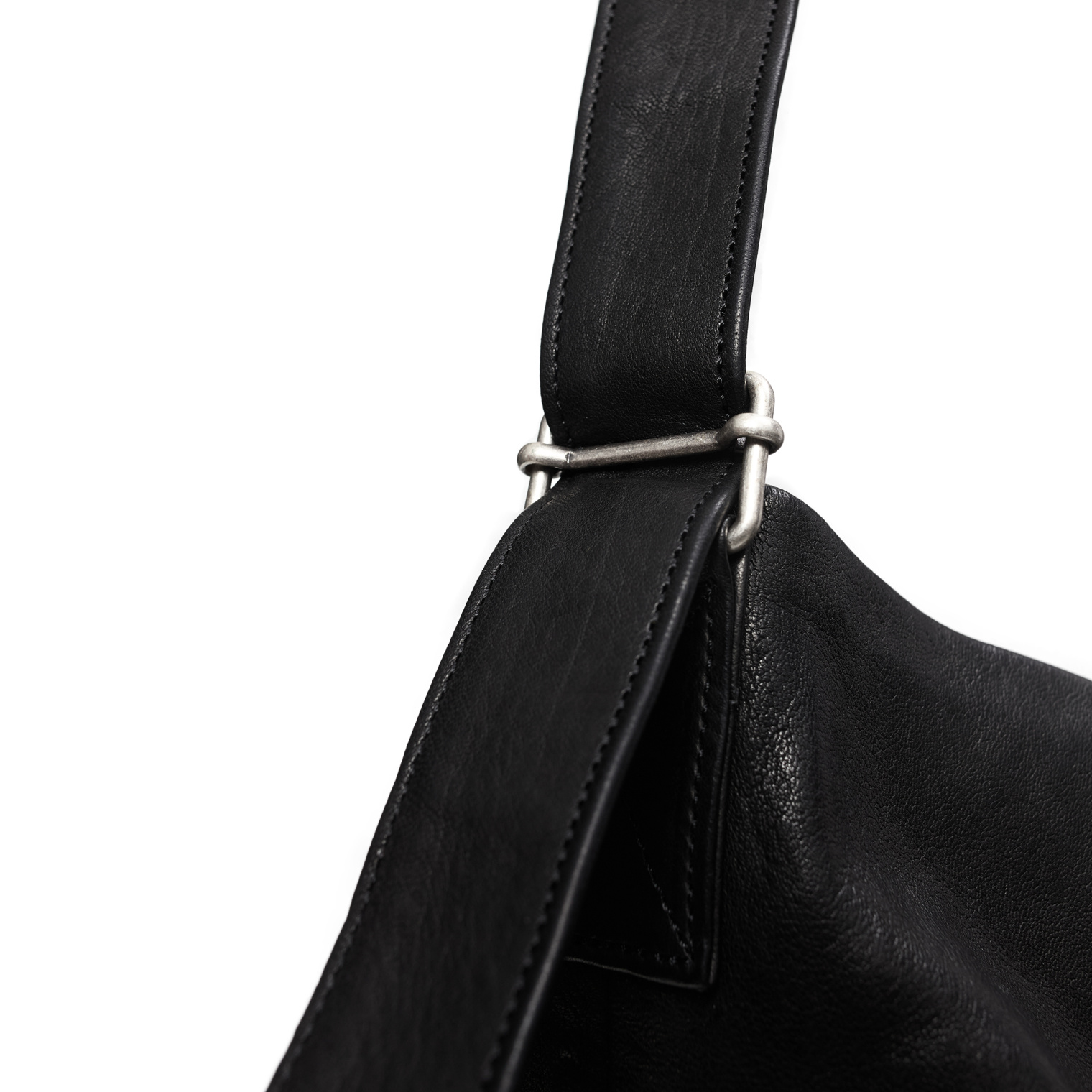 Ann Demeulemeester Black leather bag
