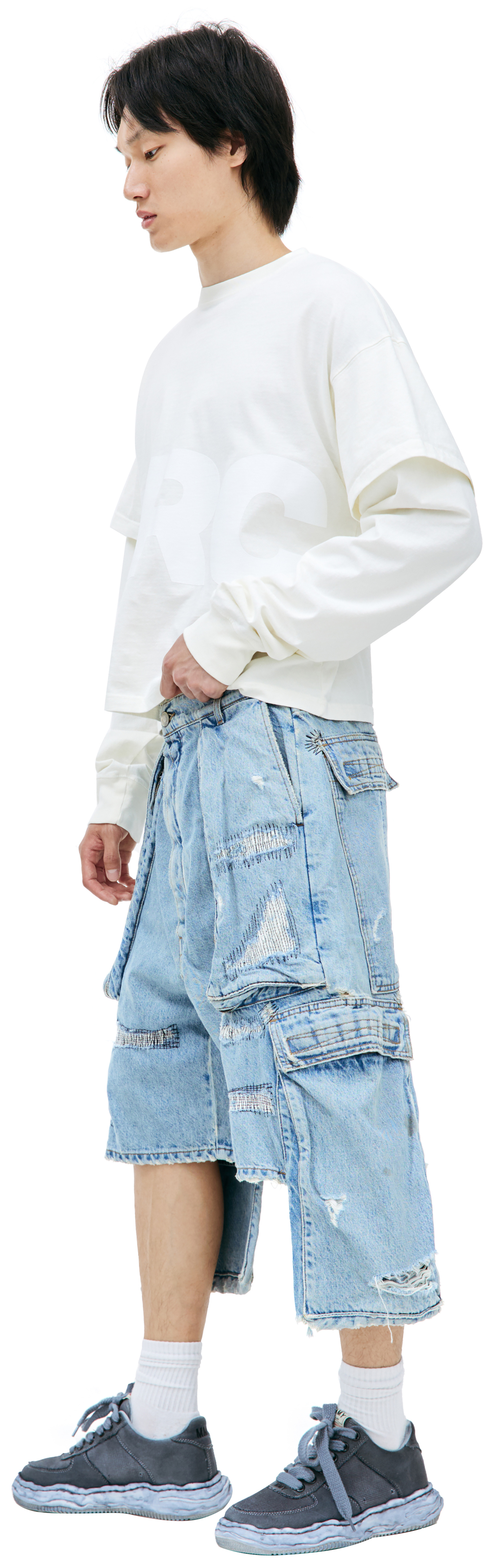 B1ARCHIVE Cargo denim shorts