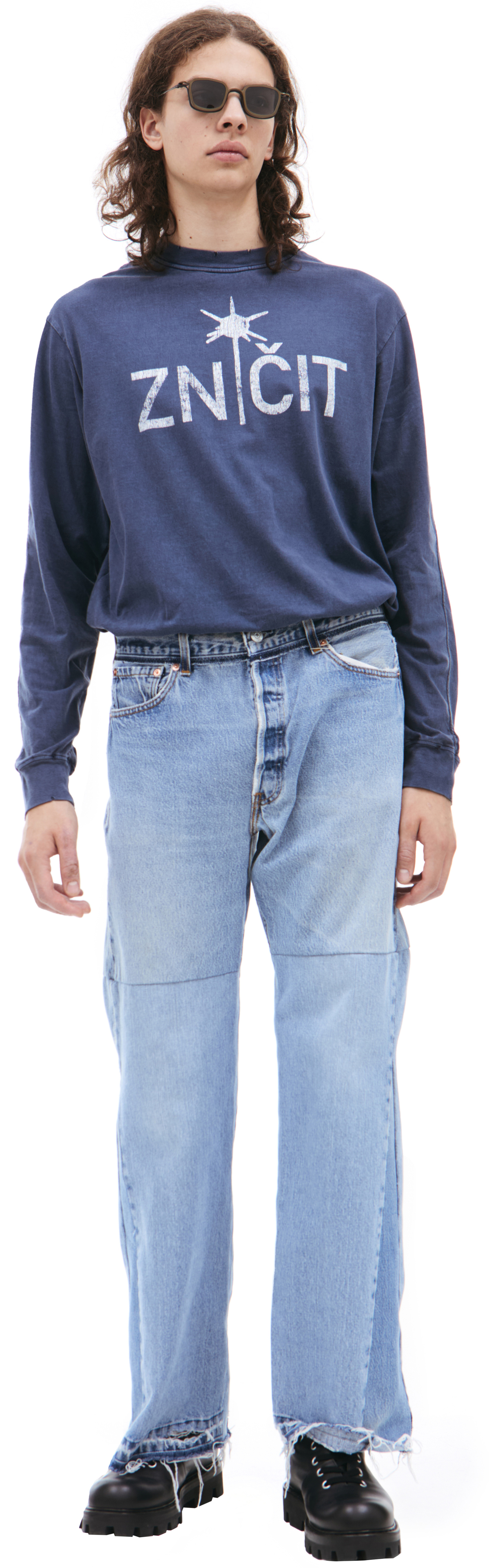 Readymade Blue flared jeans