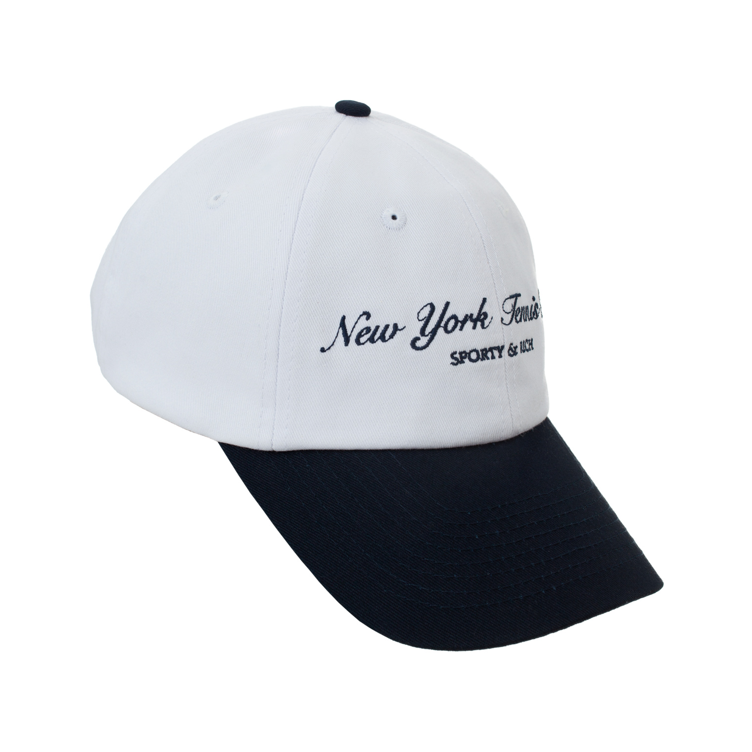 SPORTY & RICH \'NY Tennis Club\' embroidered cap