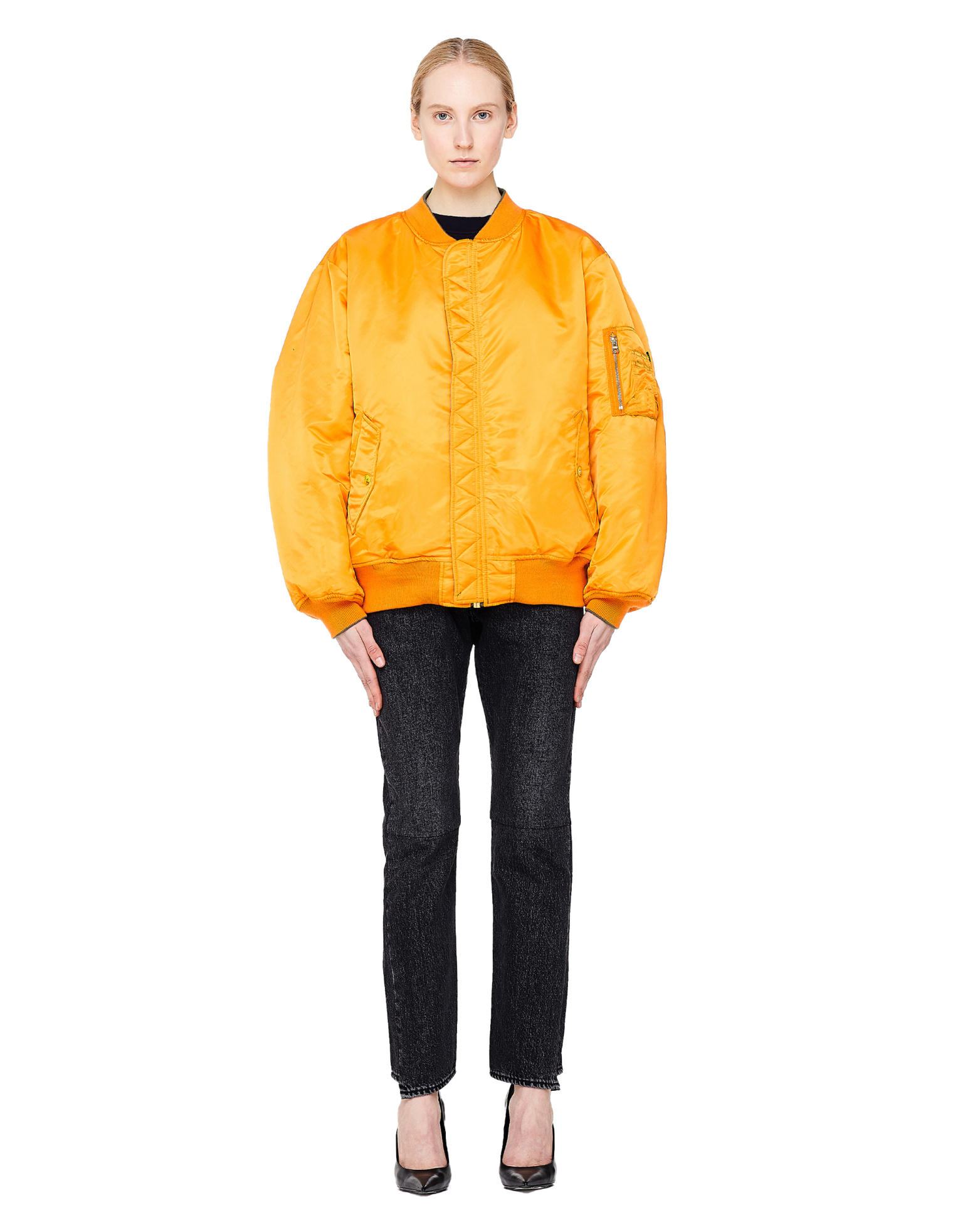 VETEMENTS Двусторонний oversize-бомбер с логотипом