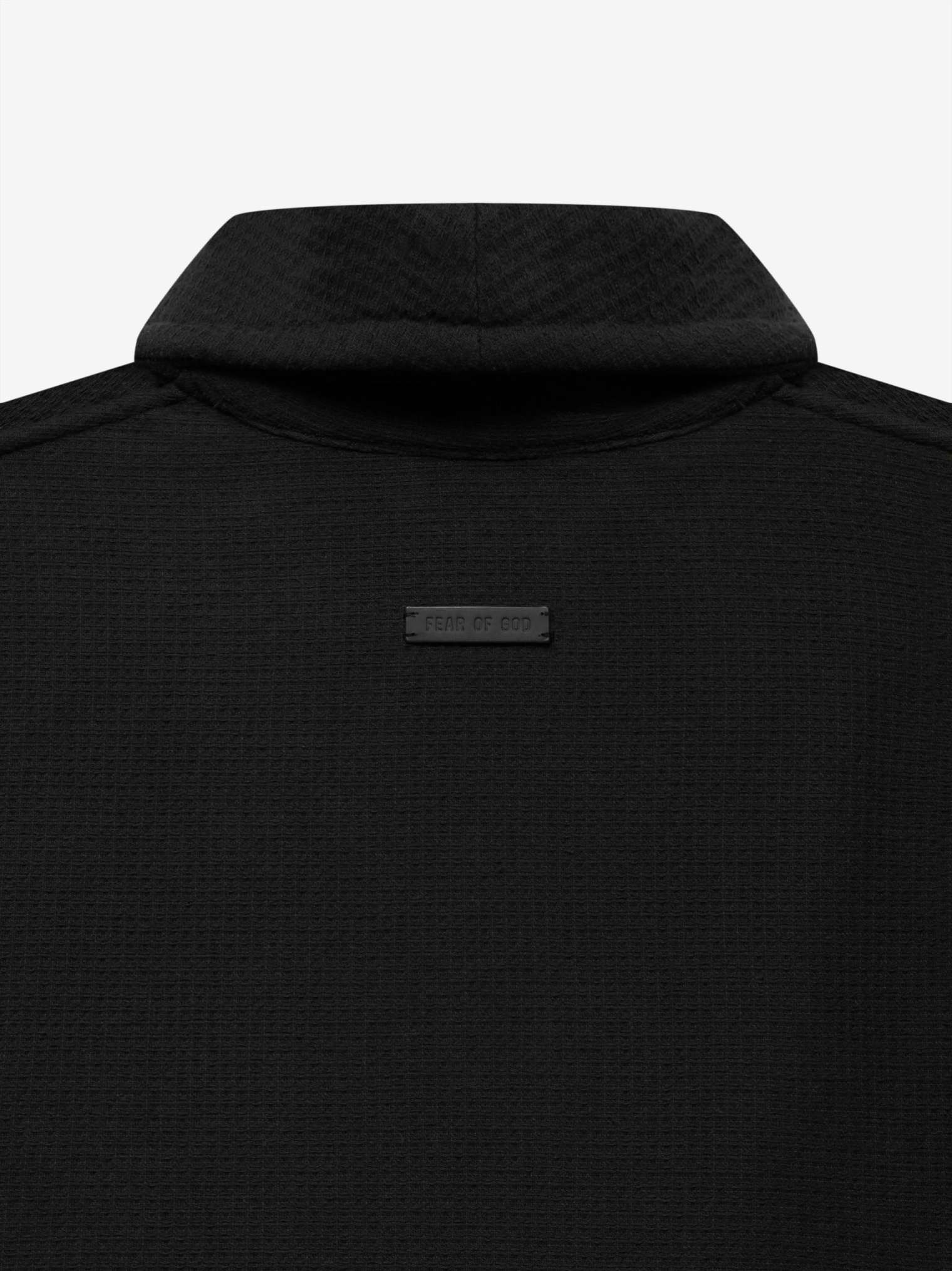 Fear of God Waffle Cotton Robe in black