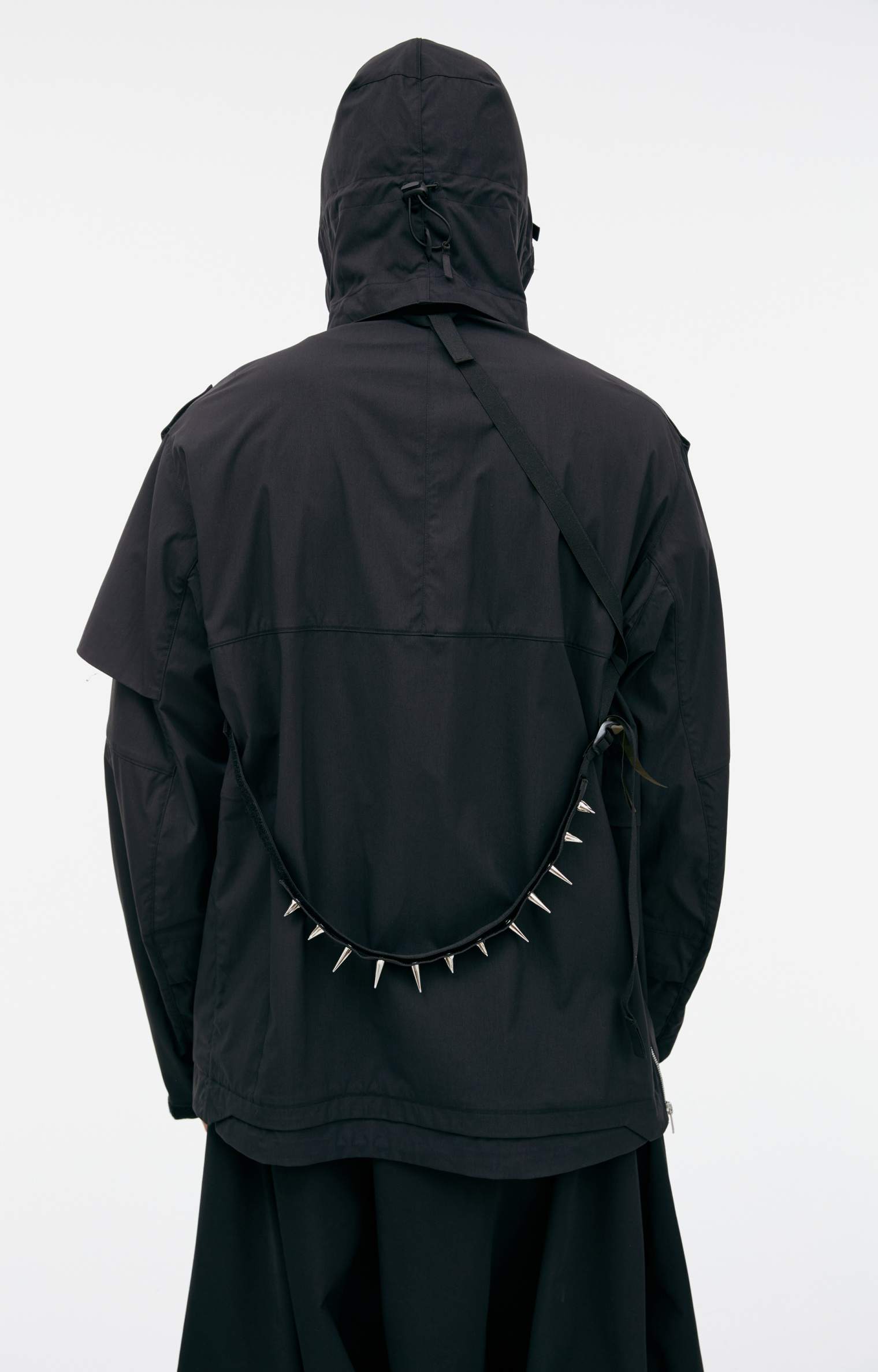 Acronym Black jacket with spikes